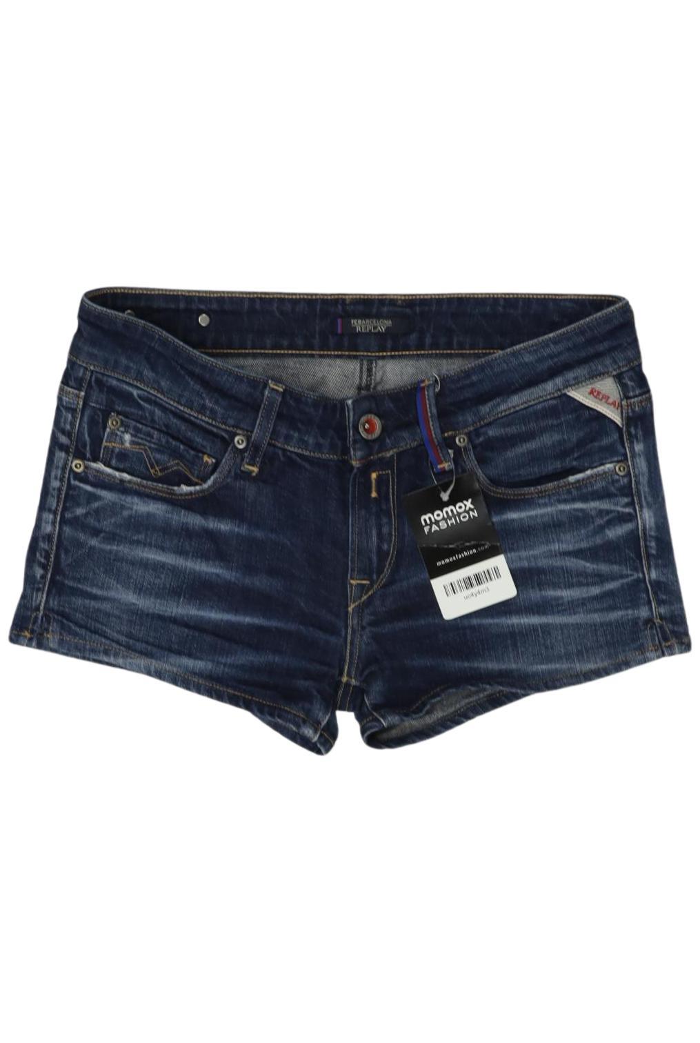 

Replay Damen Shorts, blau, Gr. 28