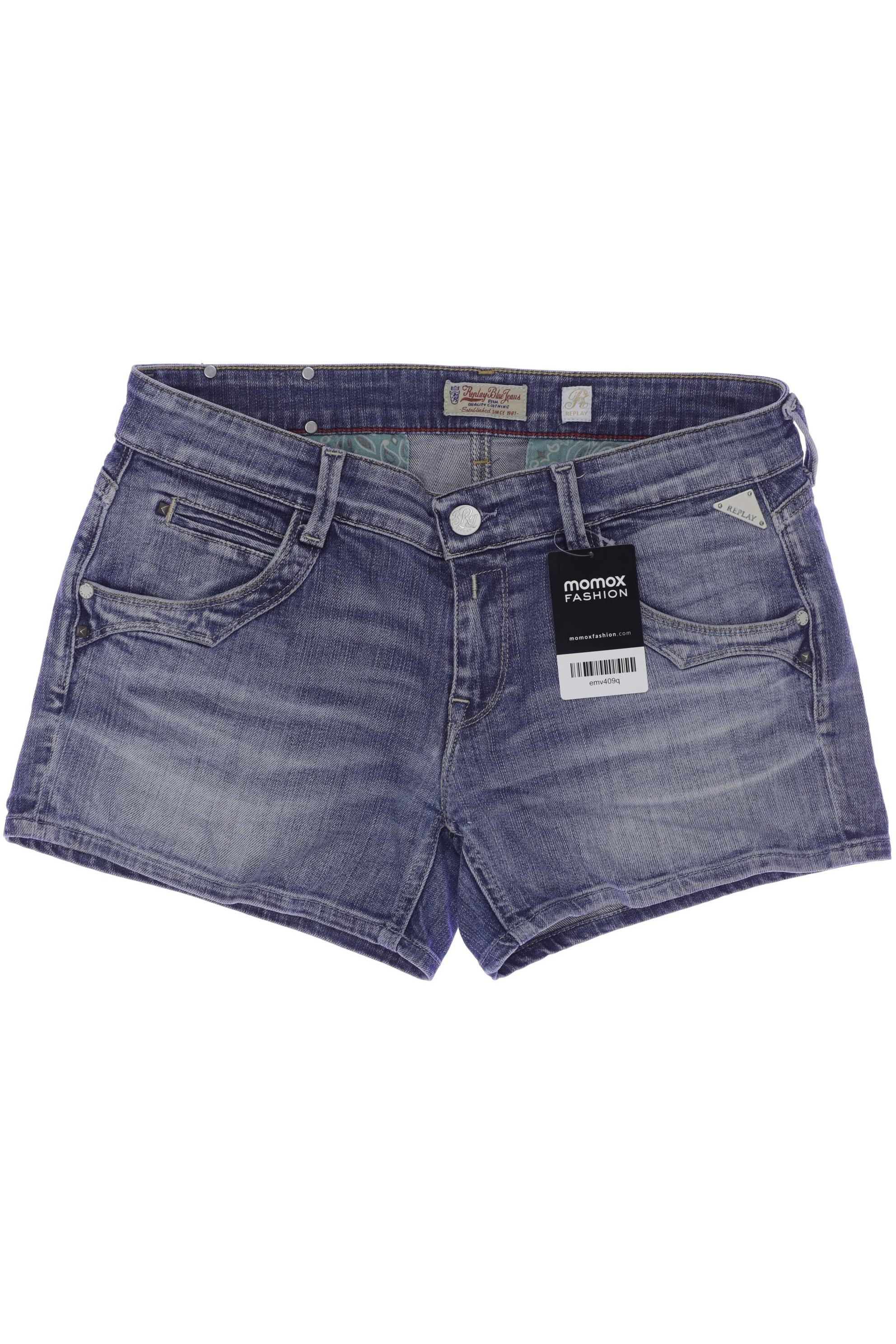 

Replay Damen Shorts, blau, Gr. 29