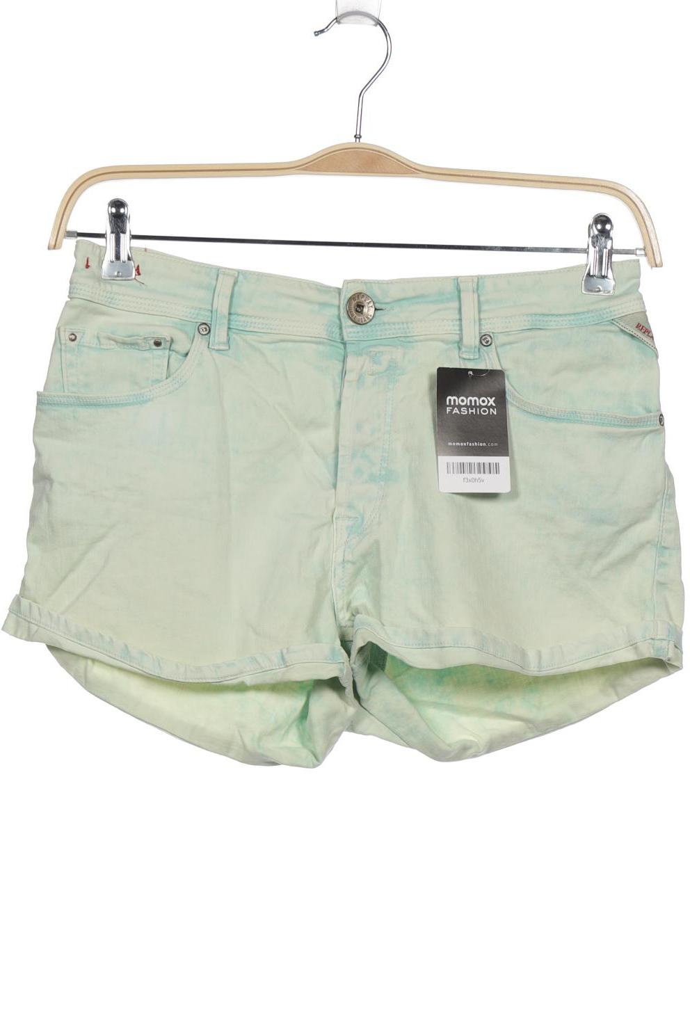 

Replay Damen Shorts, hellgrün