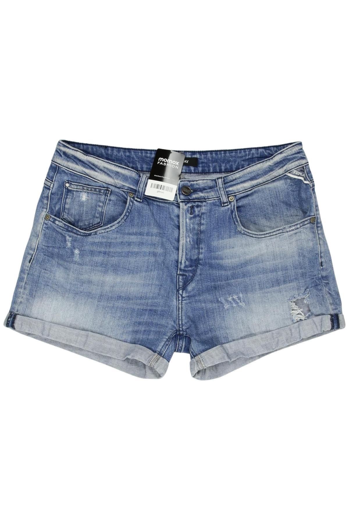 

Replay Damen Shorts, blau, Gr. 31