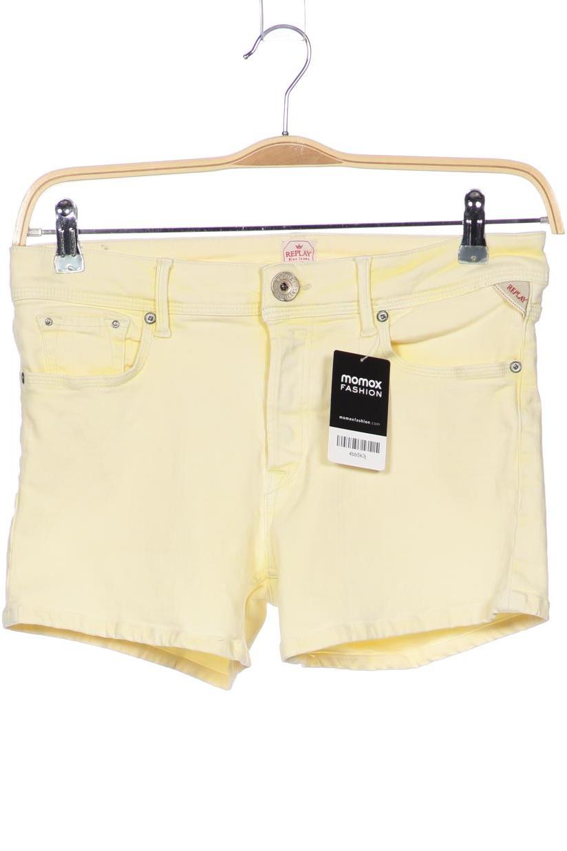 

Replay Damen Shorts, gelb, Gr. 31