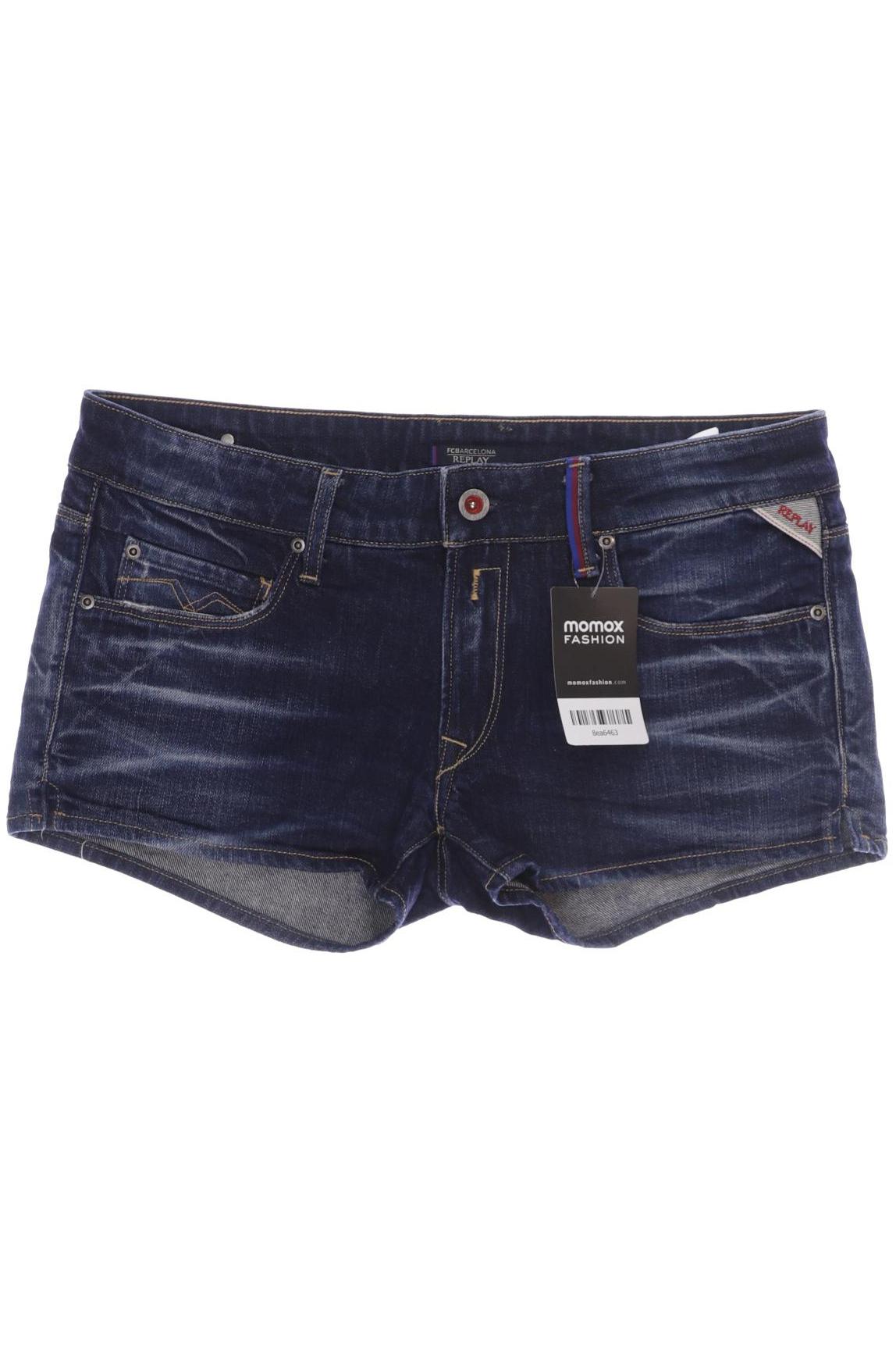 

Replay Damen Shorts, blau, Gr. 30
