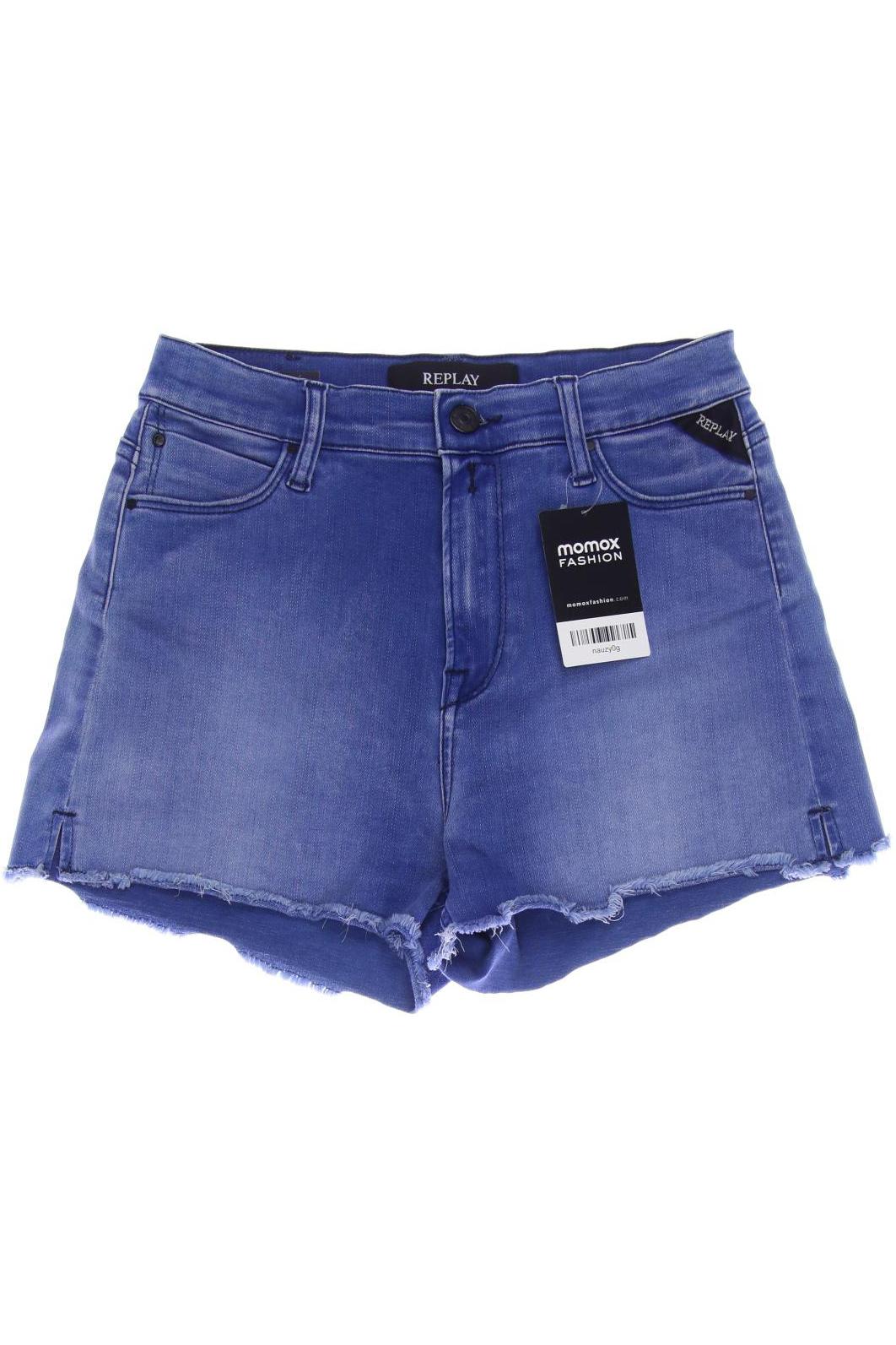 

Replay Damen Shorts, blau, Gr. 26