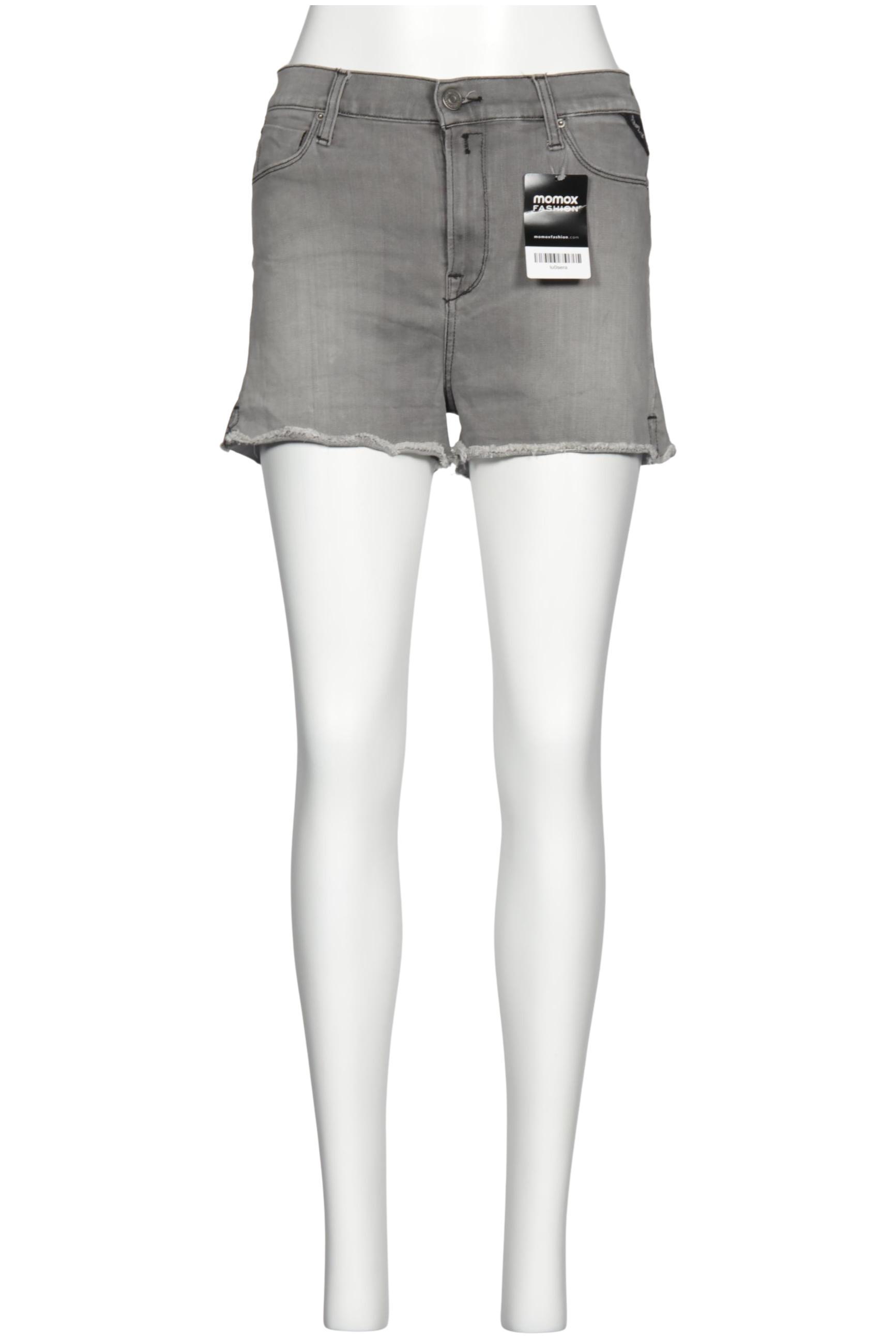 

Replay Damen Shorts, grau, Gr. 26