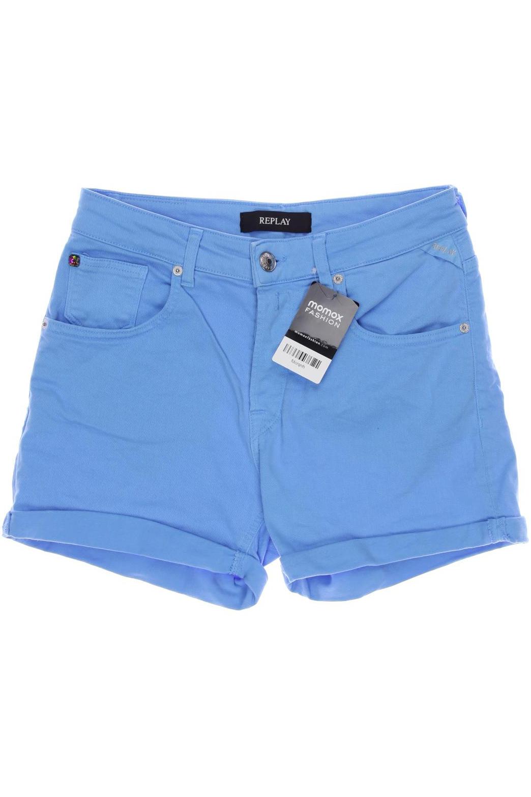 

Replay Damen Shorts, blau, Gr. 26