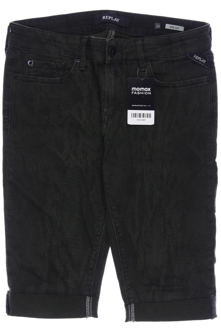 

Replay Damen Shorts, grün, Gr. 29