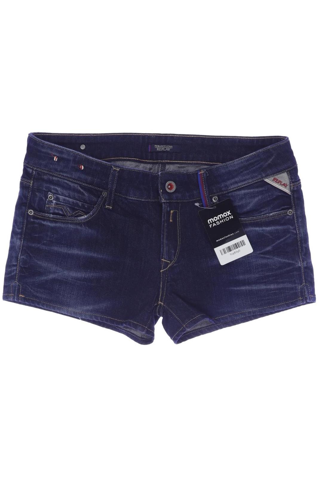 

Replay Damen Shorts, marineblau, Gr. 29