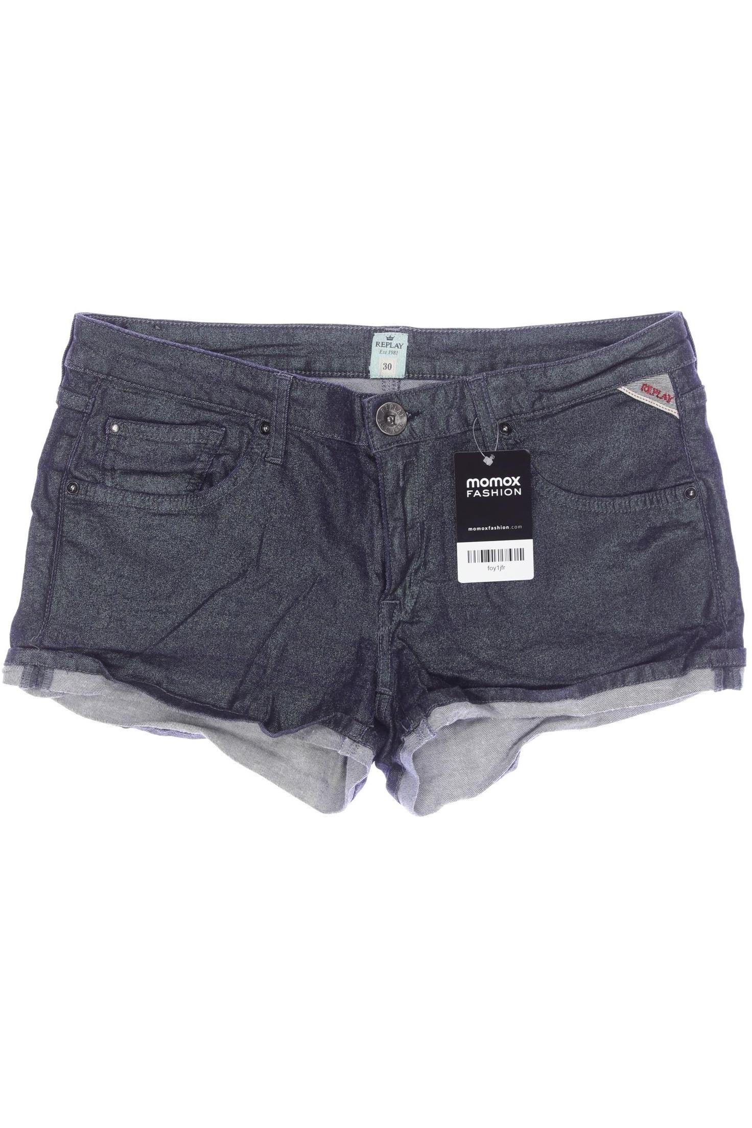 

Replay Damen Shorts, türkis, Gr. 30