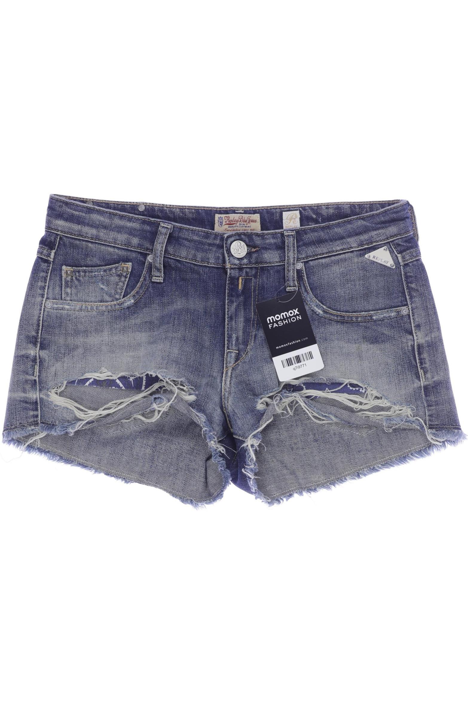 

Replay Damen Shorts, blau, Gr. 36