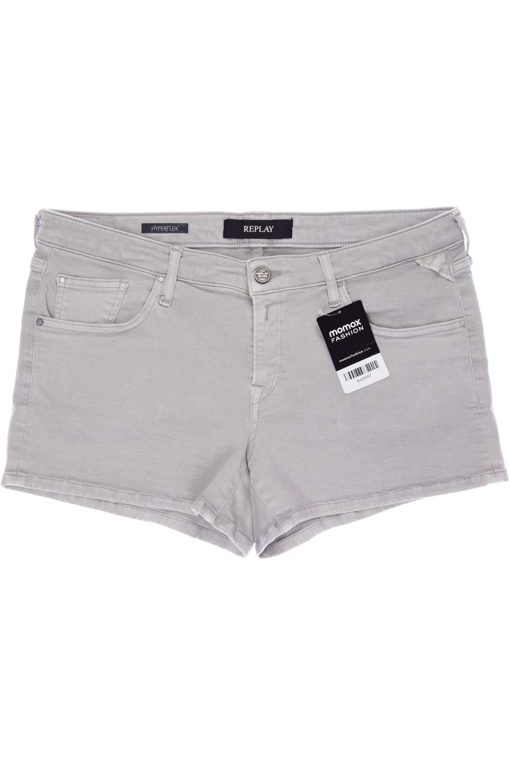 

Replay Damen Shorts, grau, Gr. 33