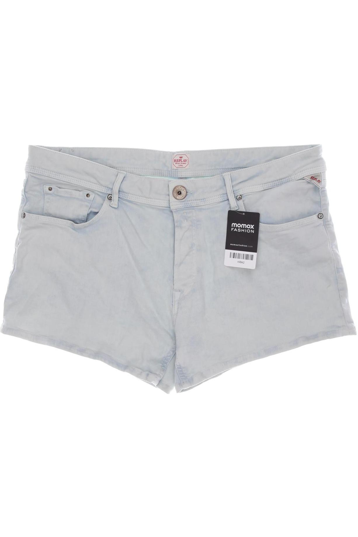 

Replay Damen Shorts, hellblau, Gr. 36