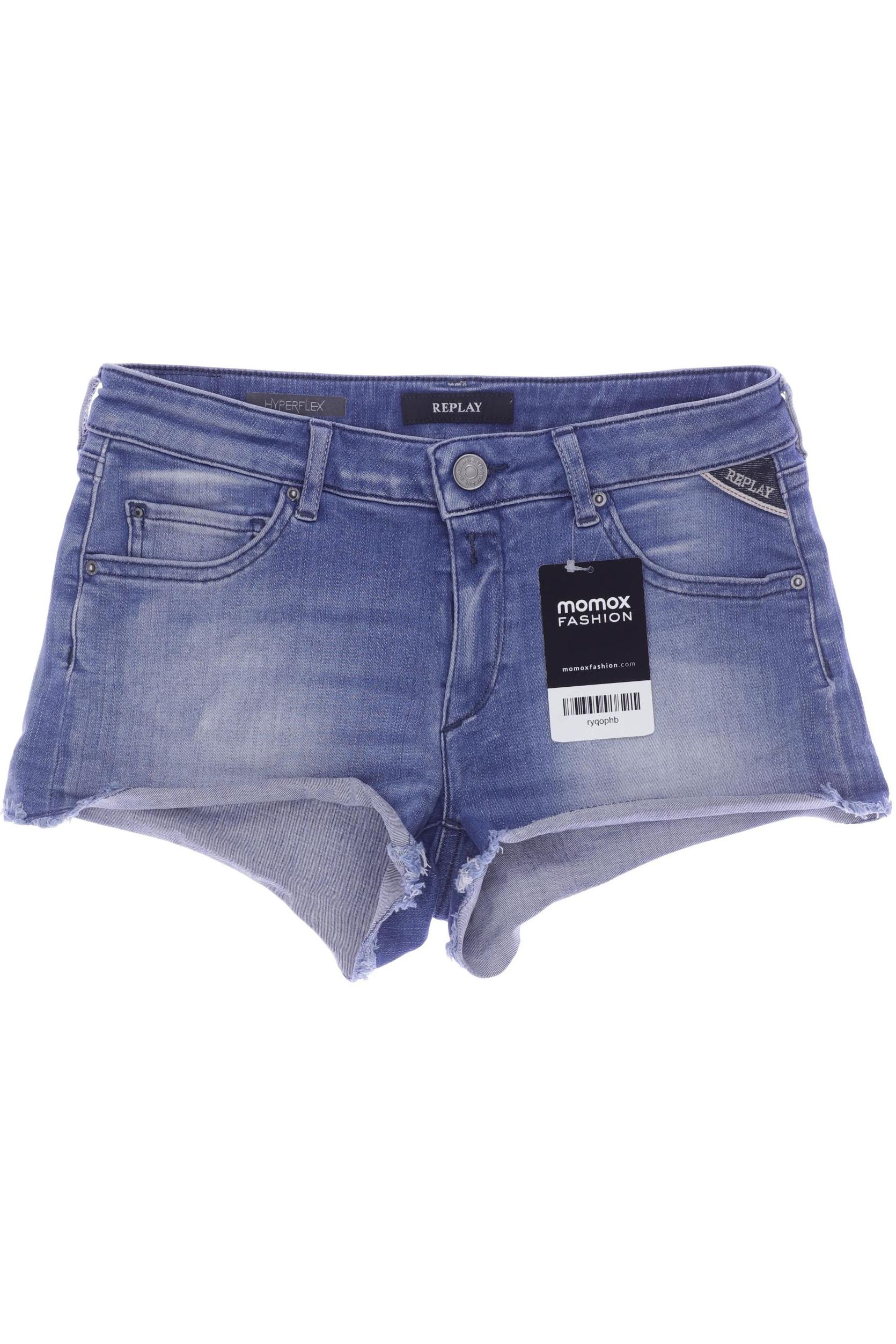 

Replay Damen Shorts, blau, Gr. 26