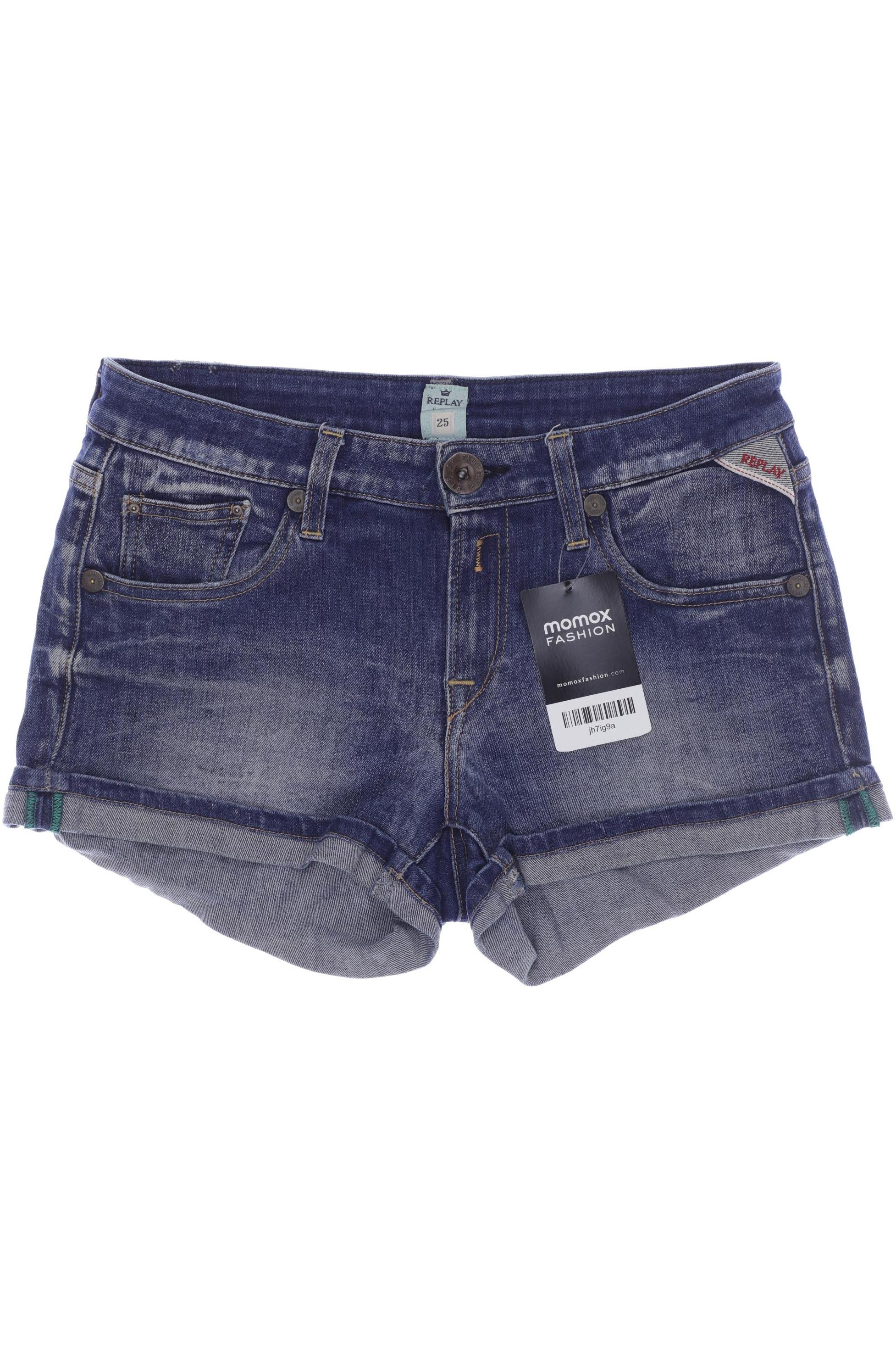 

Replay Damen Shorts, marineblau