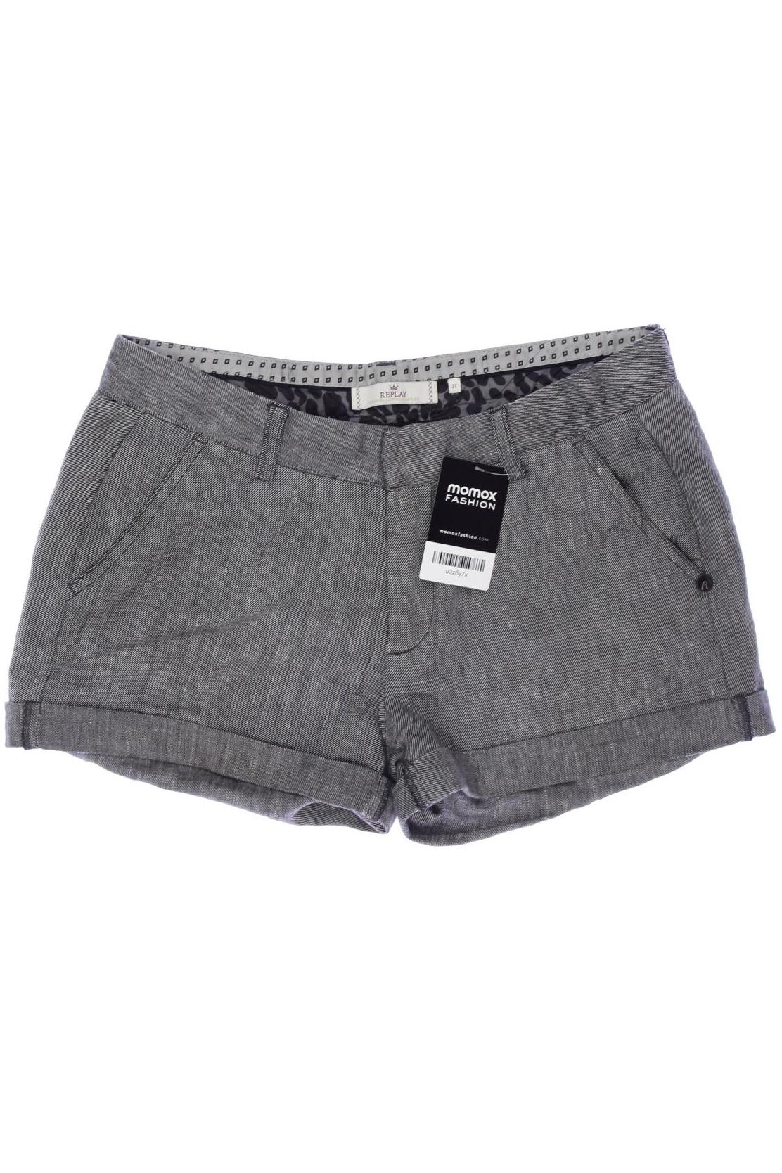

Replay Damen Shorts, grau, Gr. 27