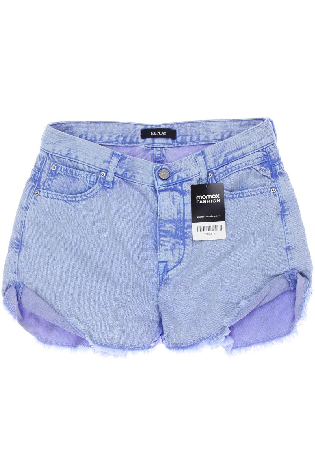 

Replay Damen Shorts, blau, Gr. 27