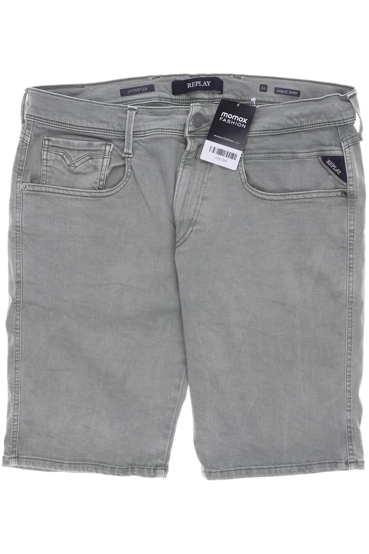

Replay Damen Shorts, grün, Gr. 34