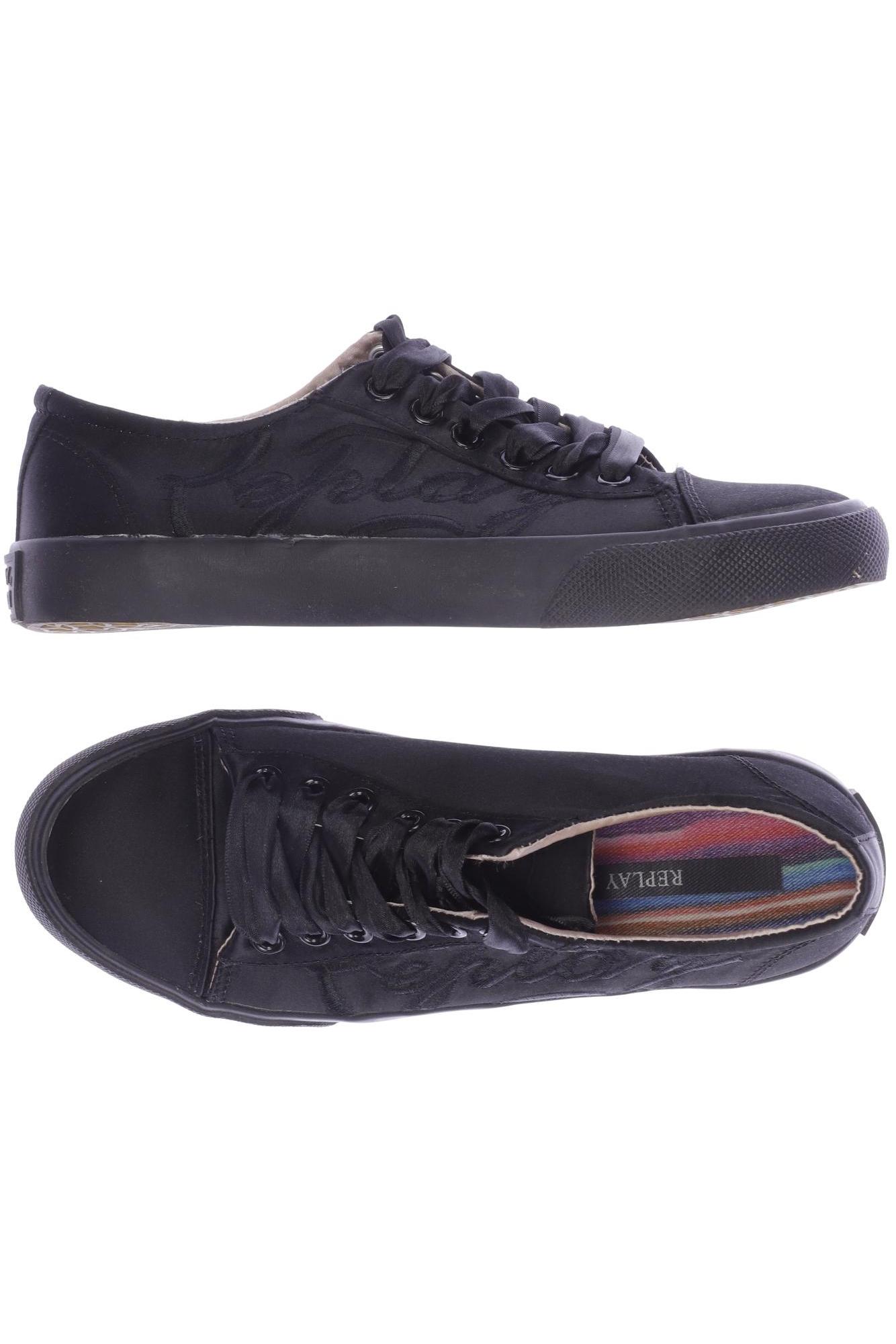 

Replay Damen Sneakers, schwarz