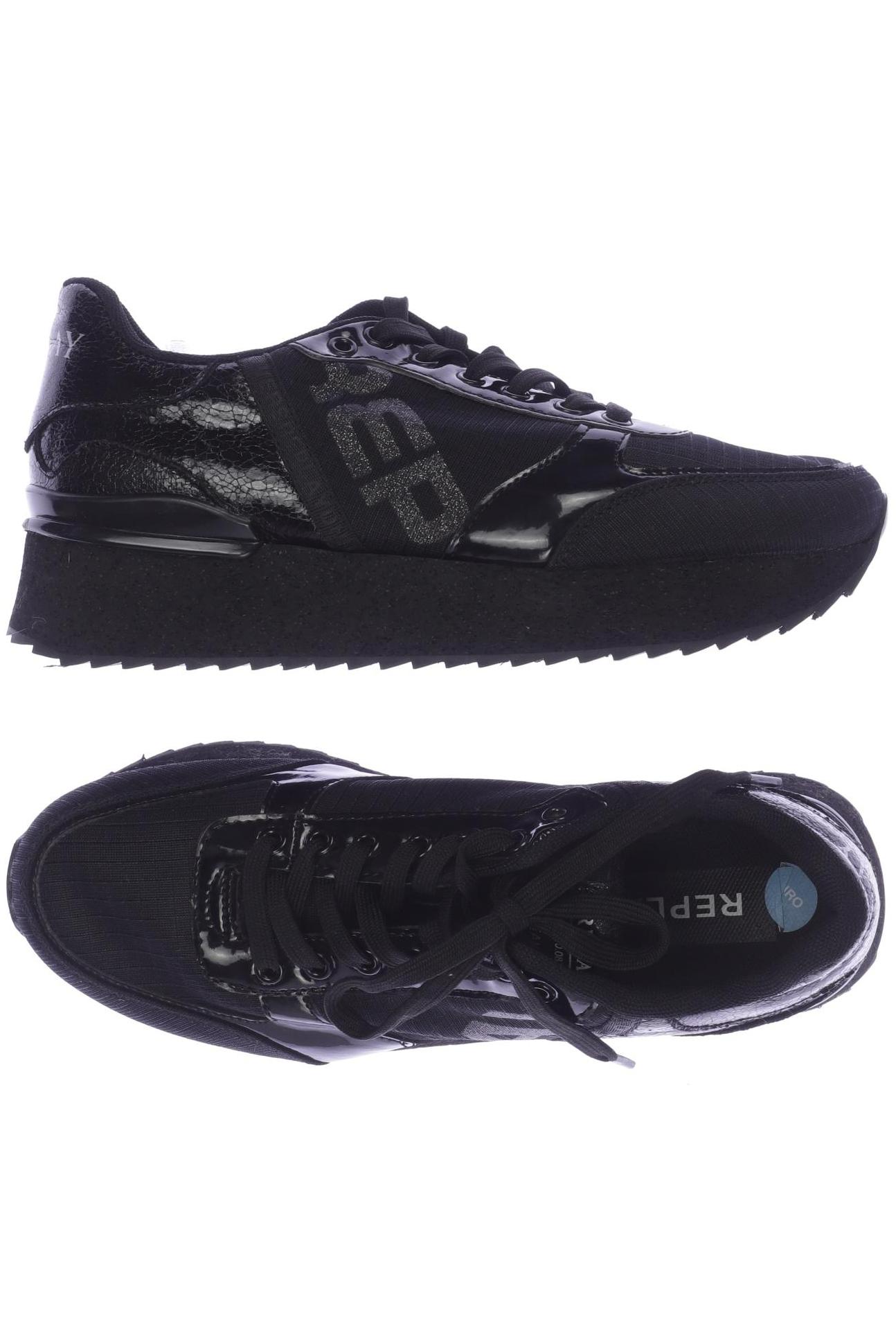 

Replay Damen Sneakers, schwarz
