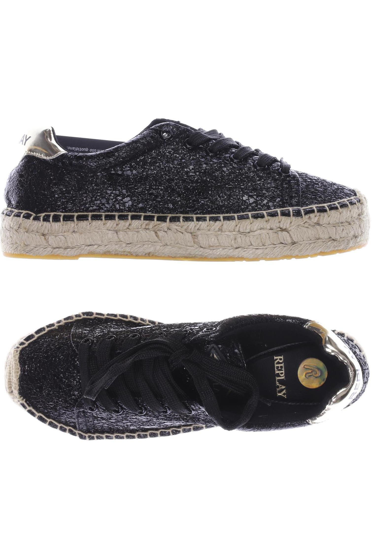 

Replay Damen Sneakers, schwarz