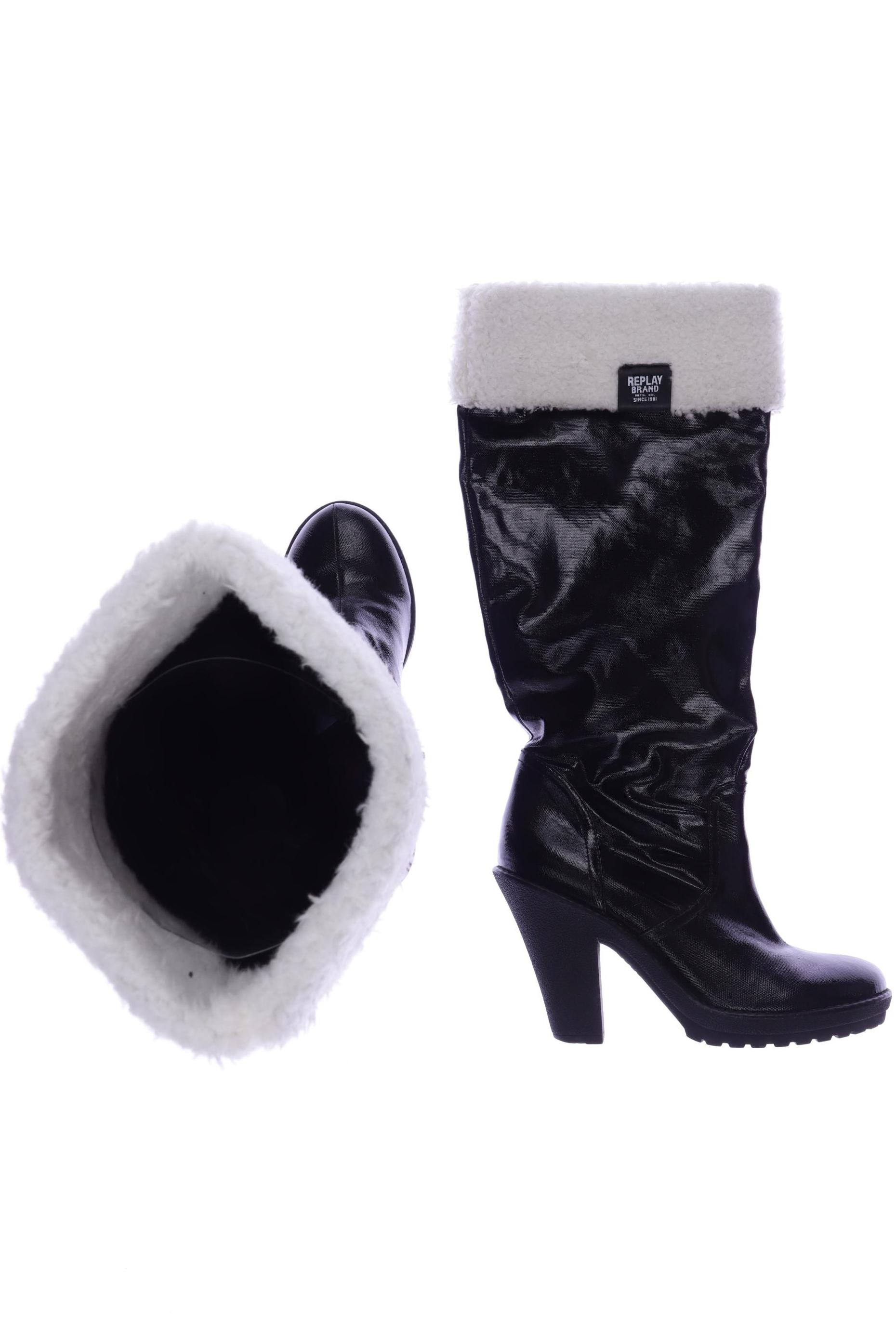 

Replay Damen Stiefel, schwarz, Gr. 38