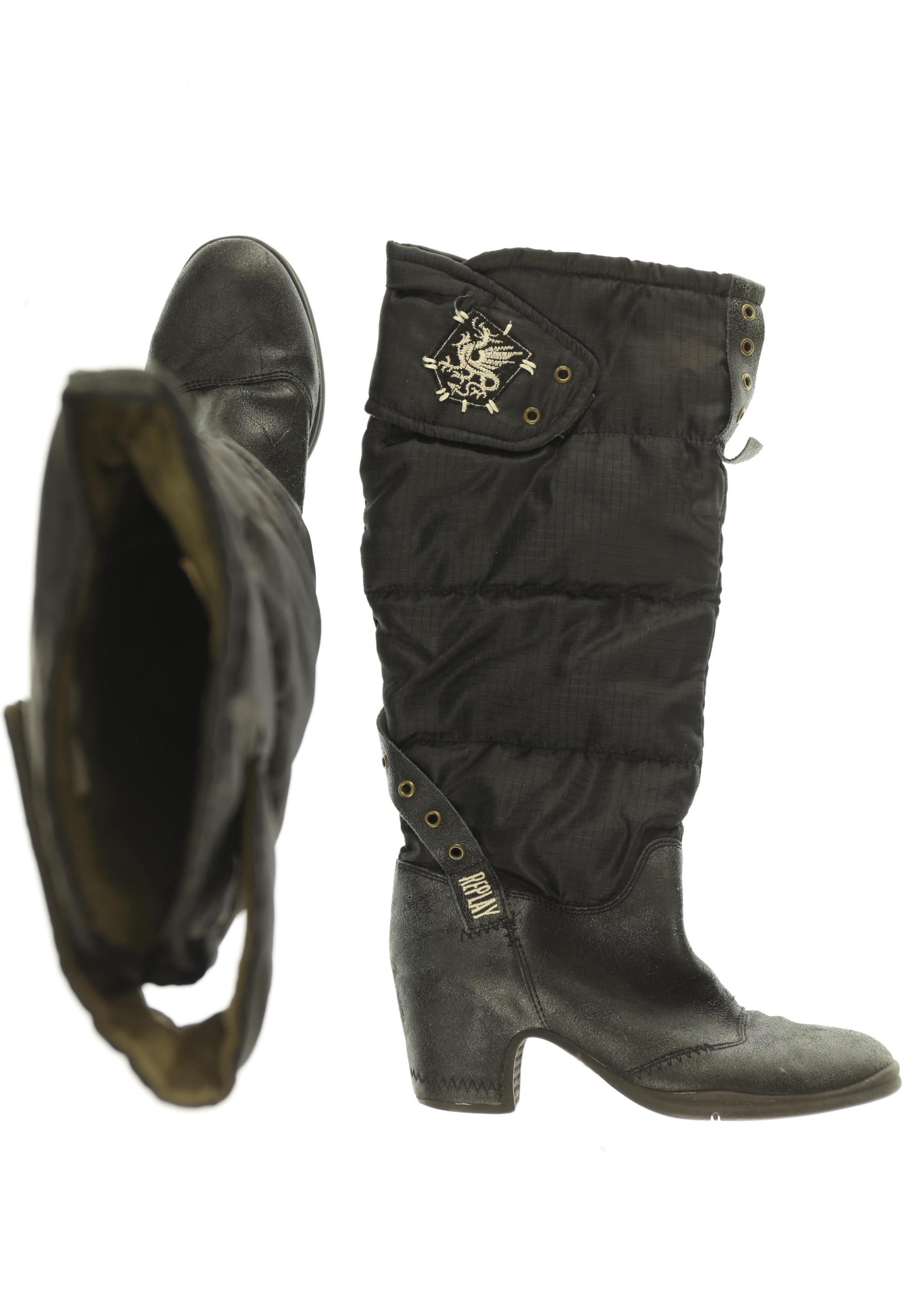 

Replay Damen Stiefel, schwarz, Gr. 38