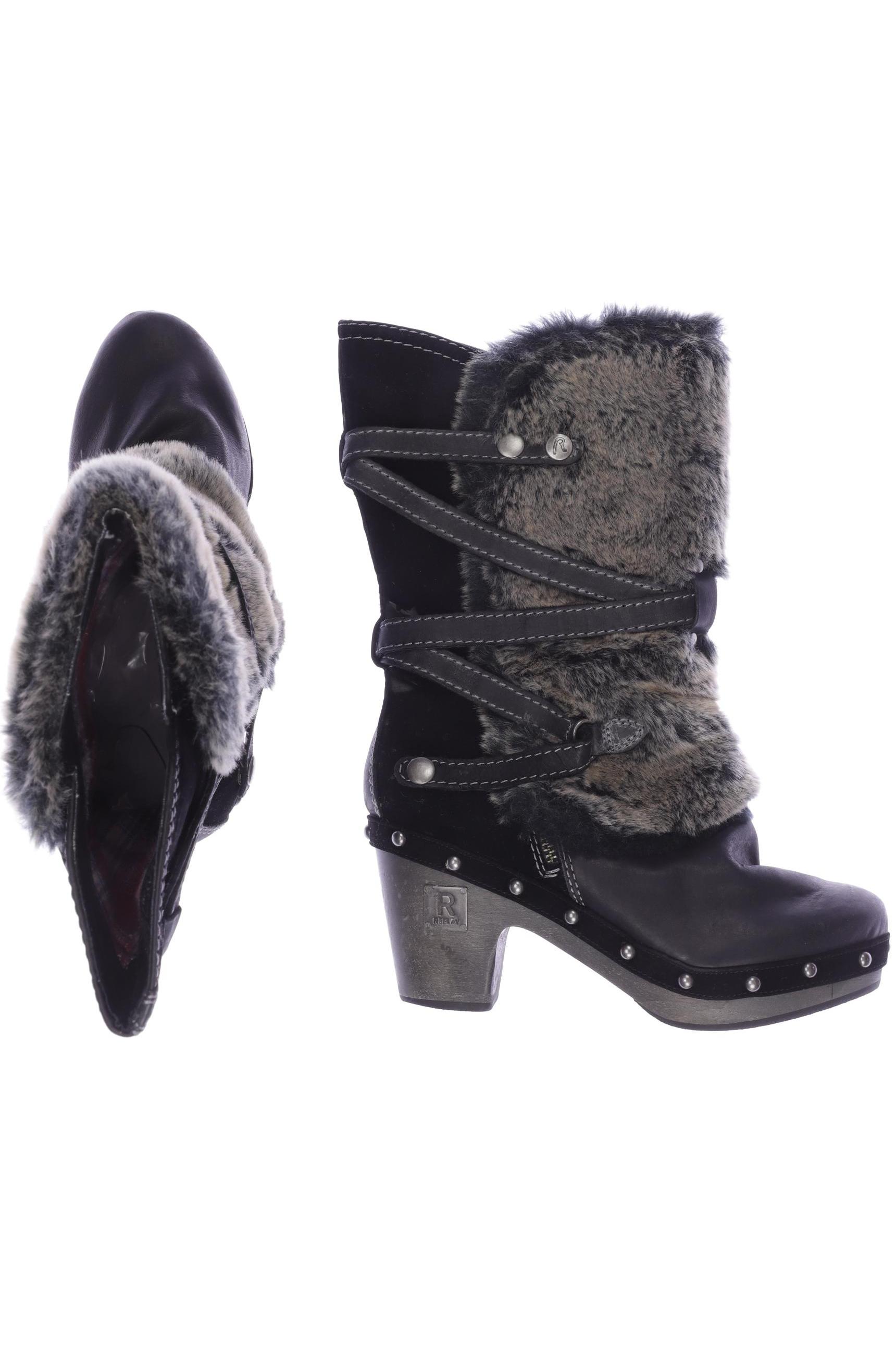 

Replay Damen Stiefel, schwarz, Gr. 36