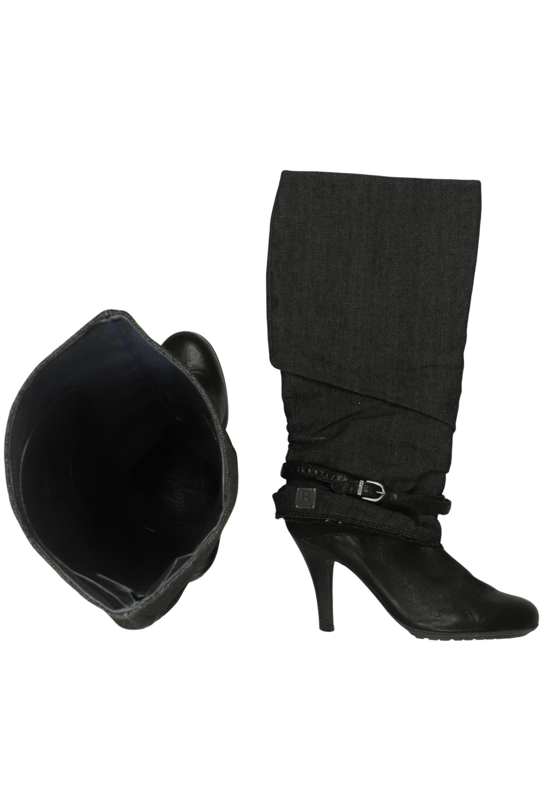 

Replay Damen Stiefel, schwarz, Gr. 39