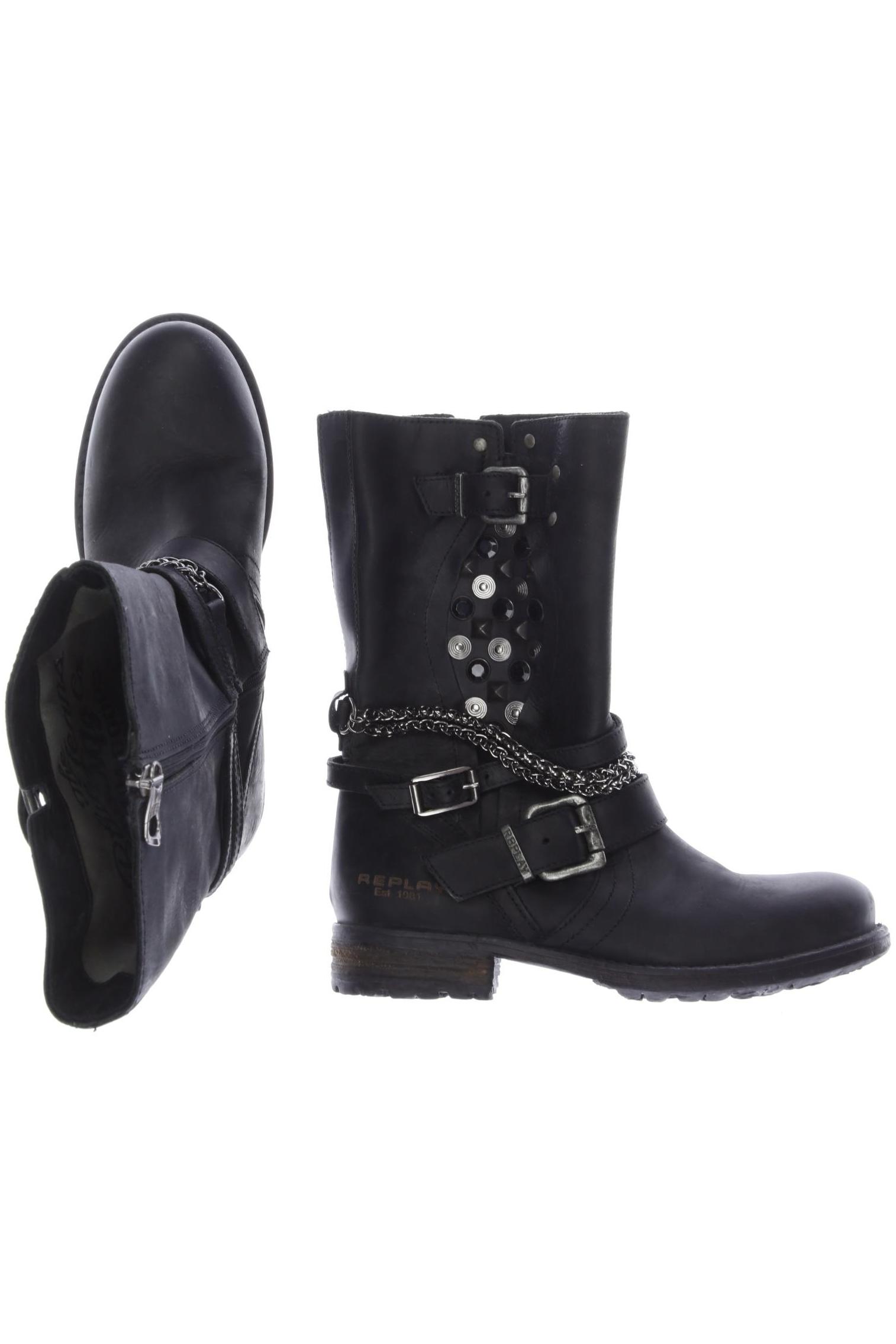

Replay Damen Stiefel, schwarz, Gr. 39