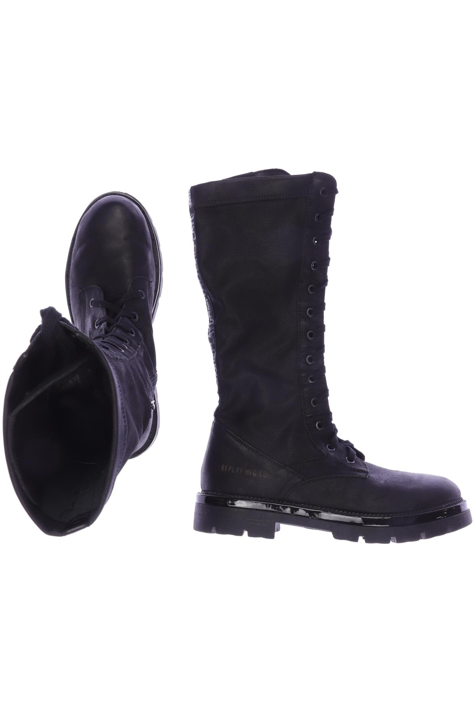 

Replay Damen Stiefel, schwarz, Gr. 39