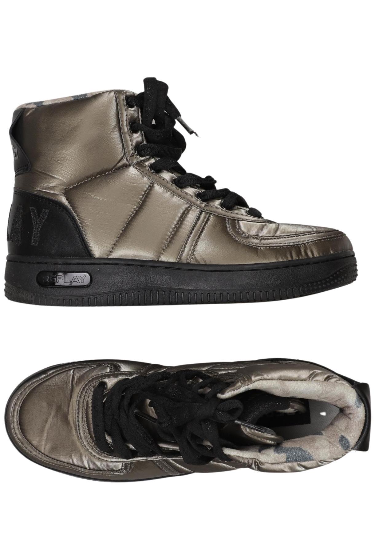 

Replay Damen Stiefelette, silber, Gr. 38