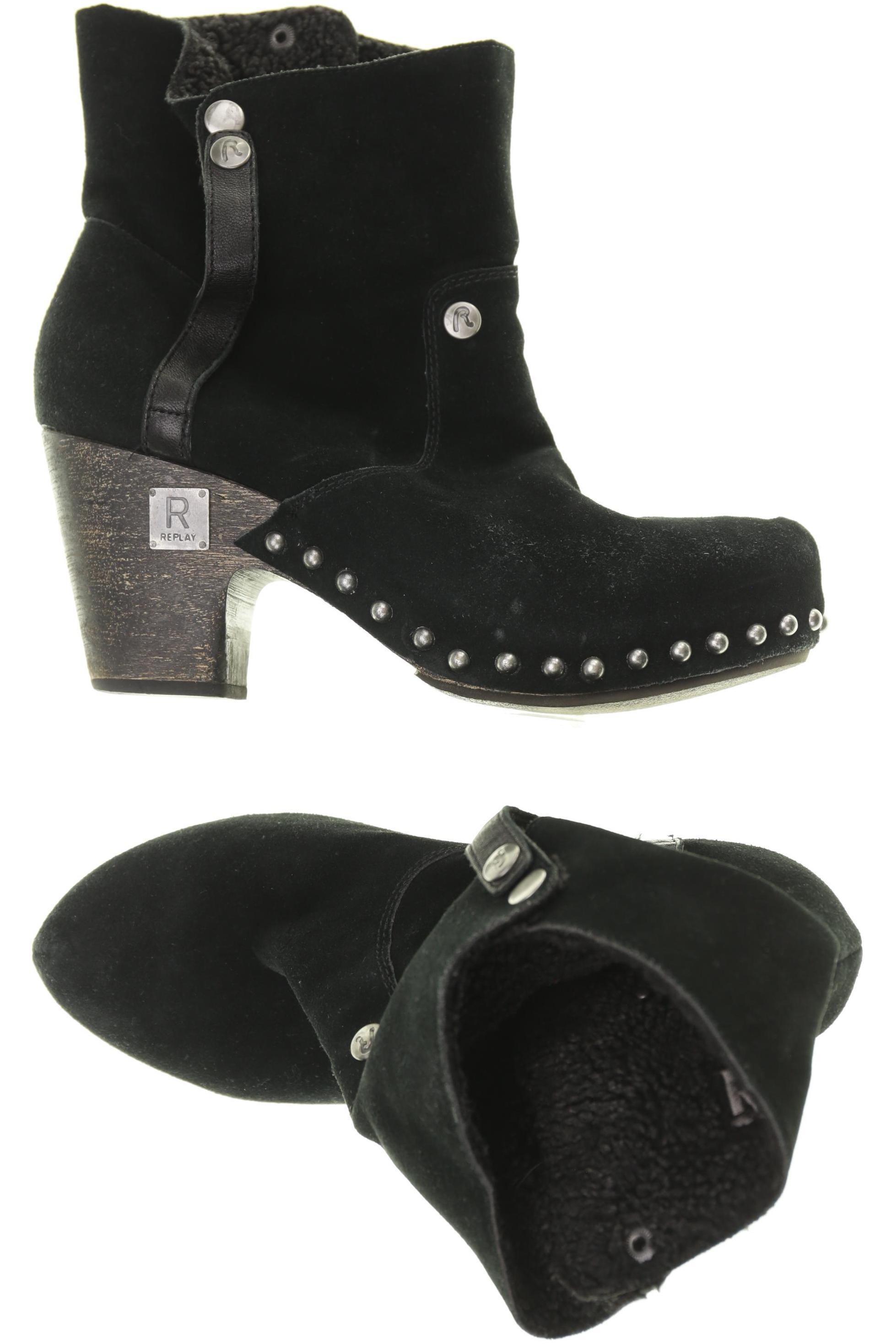 

Replay Damen Stiefelette, schwarz, Gr. 39