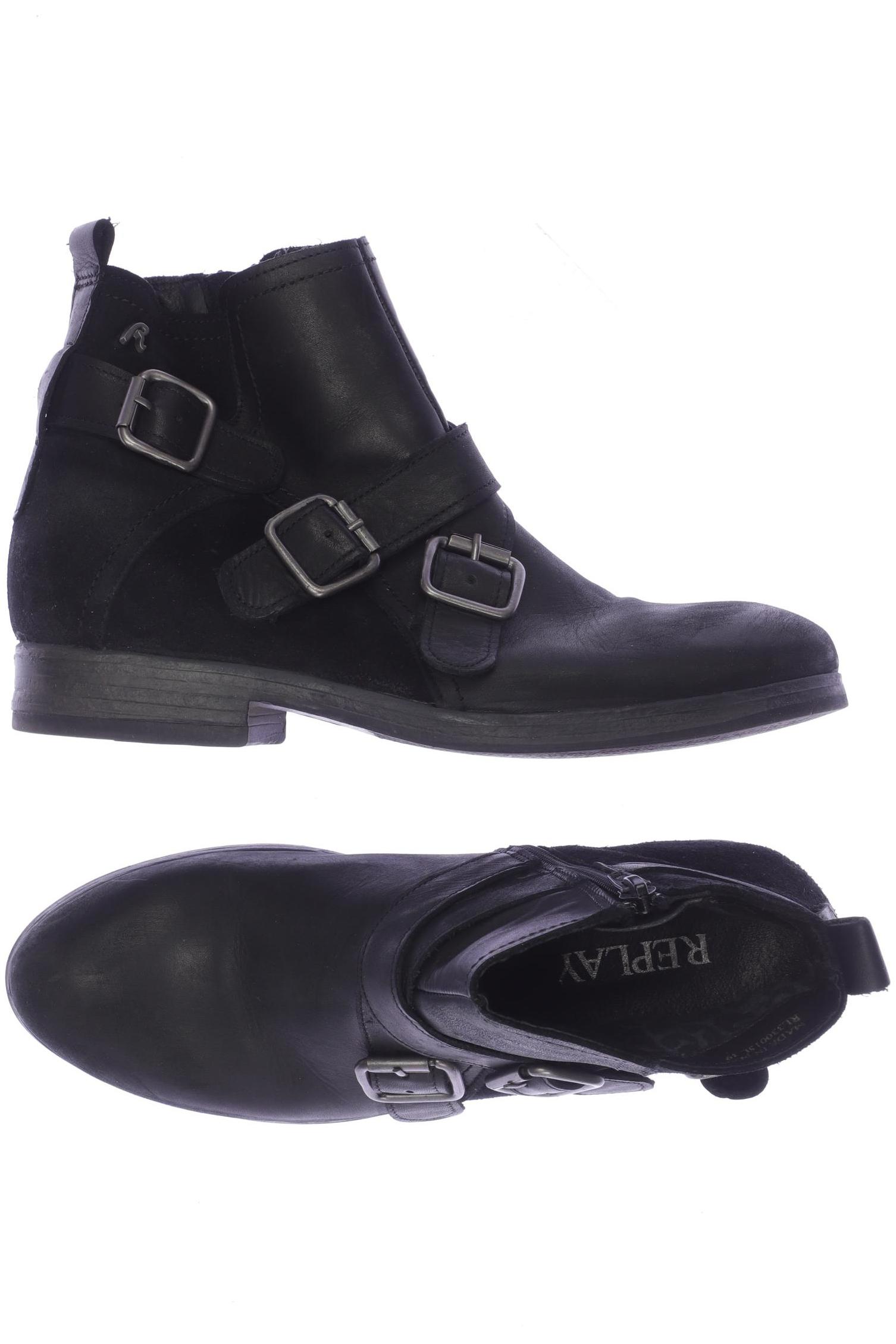 

Replay Damen Stiefelette, schwarz, Gr. 39