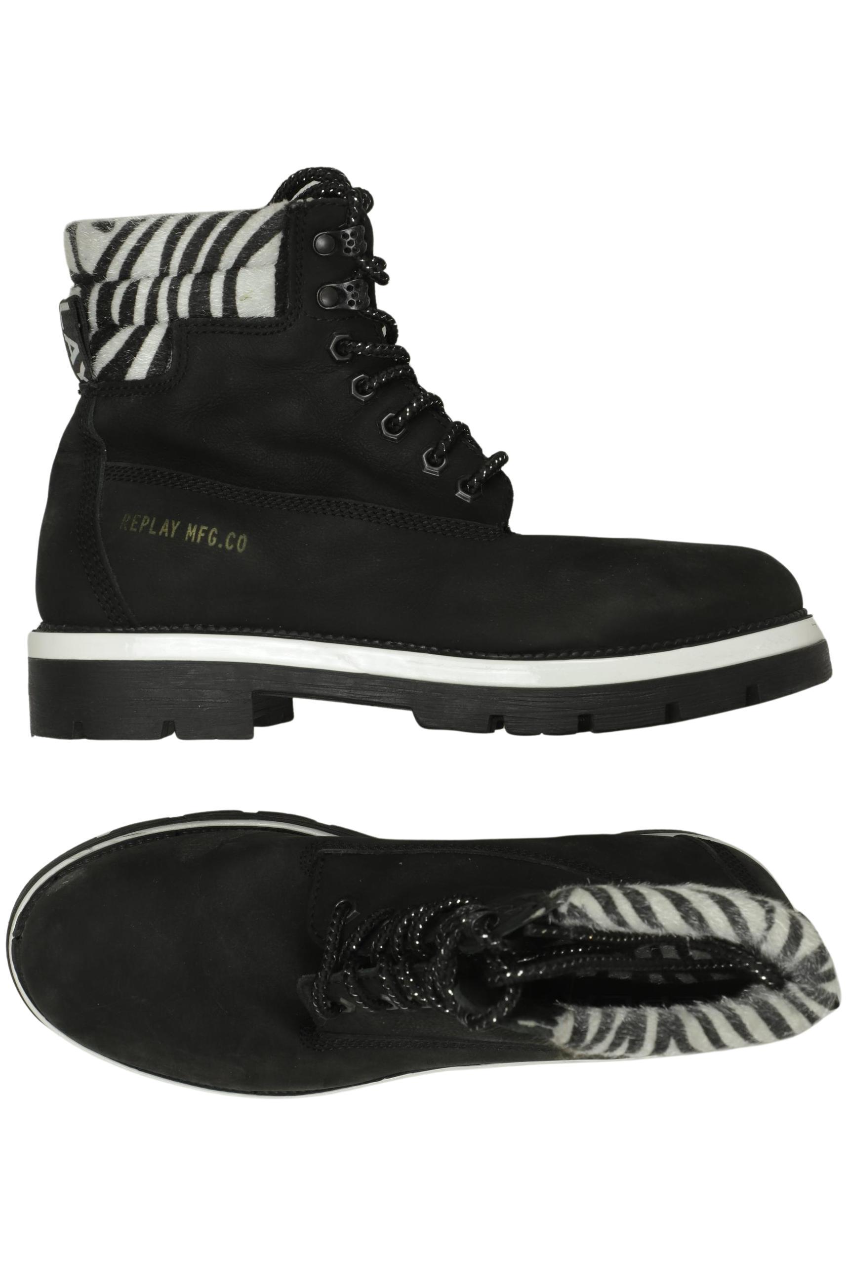 

Replay Damen Stiefelette, schwarz, Gr. 40
