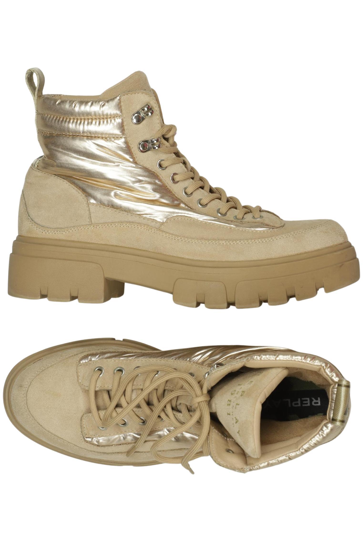 

Replay Damen Stiefelette, gold, Gr. 39