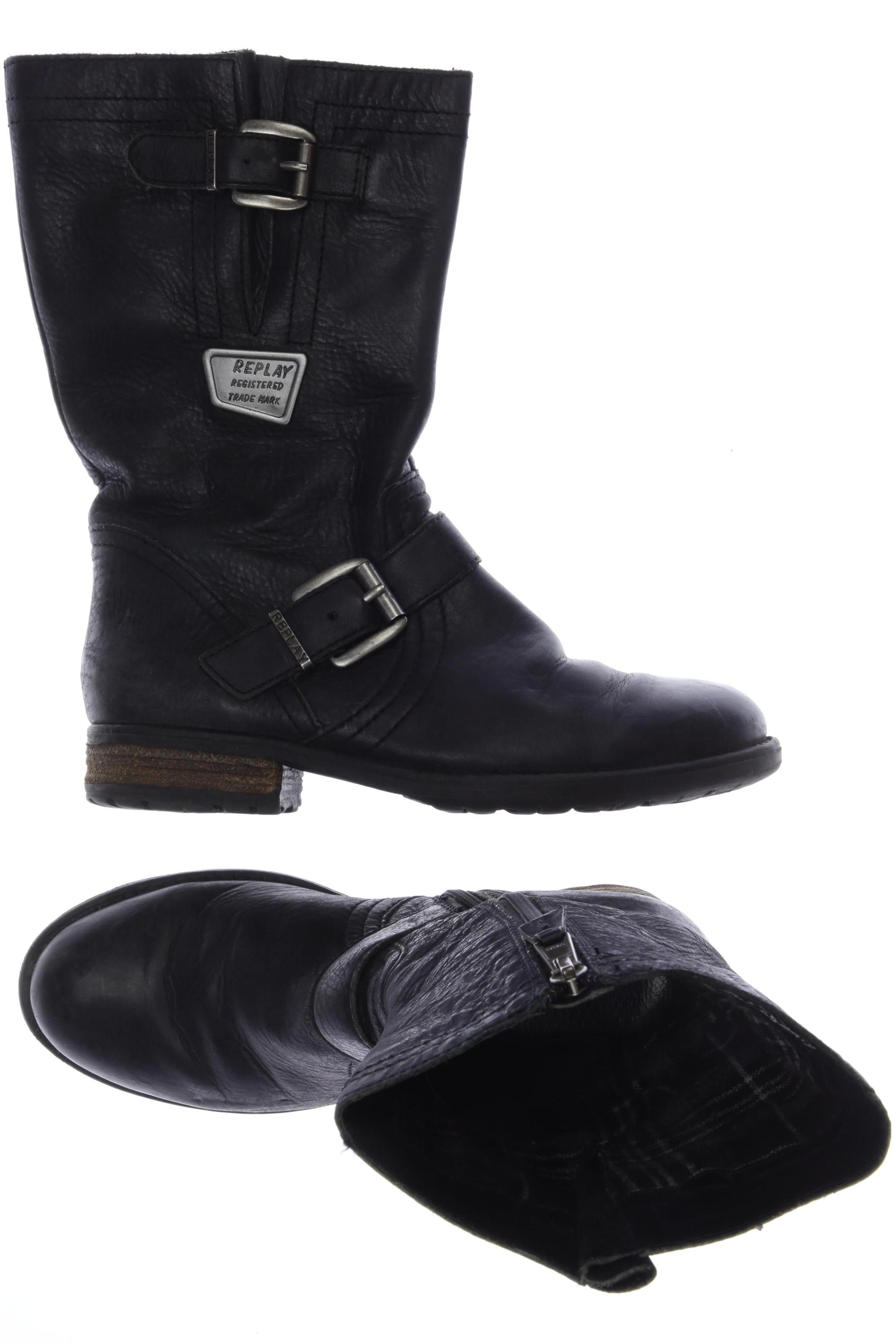 

Replay Damen Stiefelette, schwarz, Gr. 38