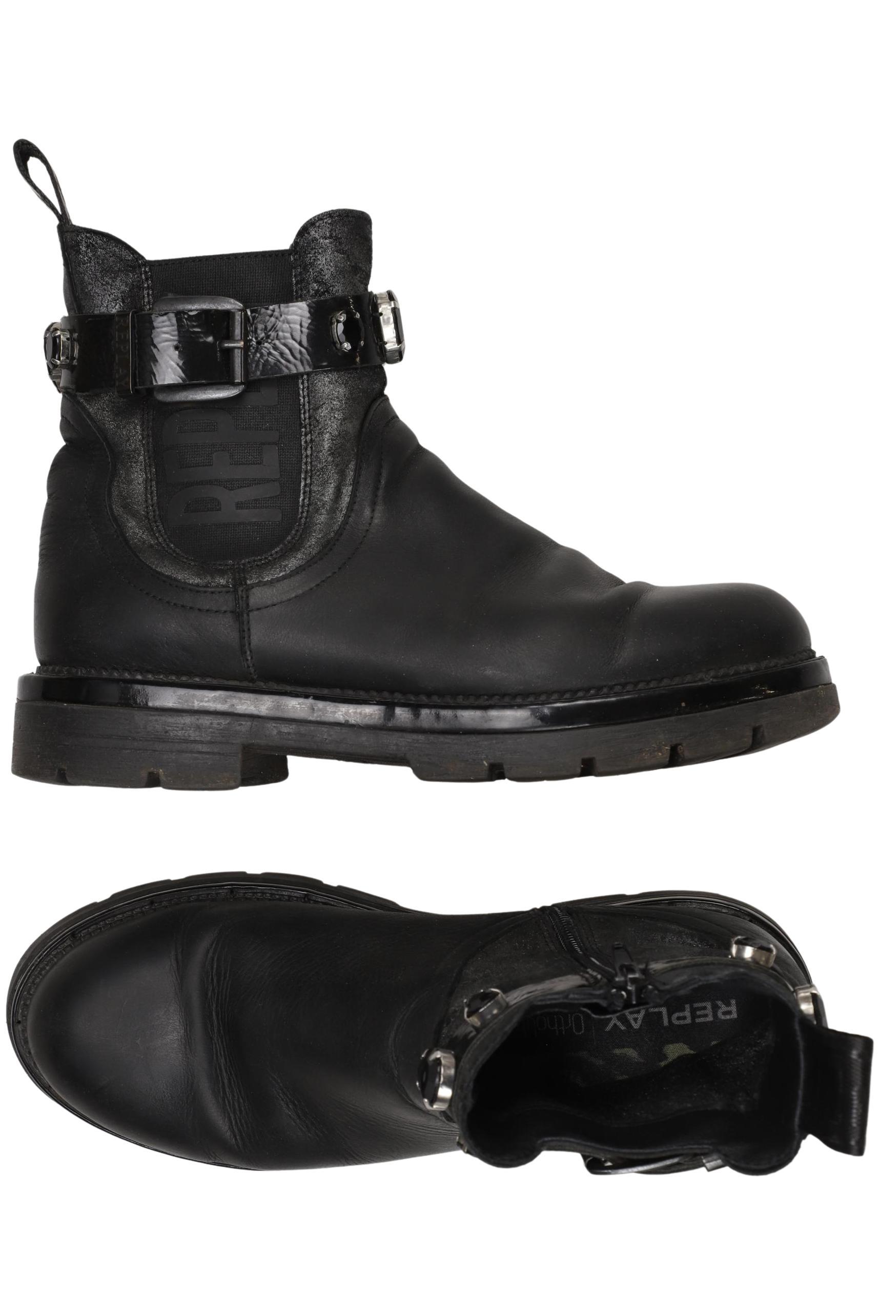 

Replay Damen Stiefelette, schwarz, Gr. 39