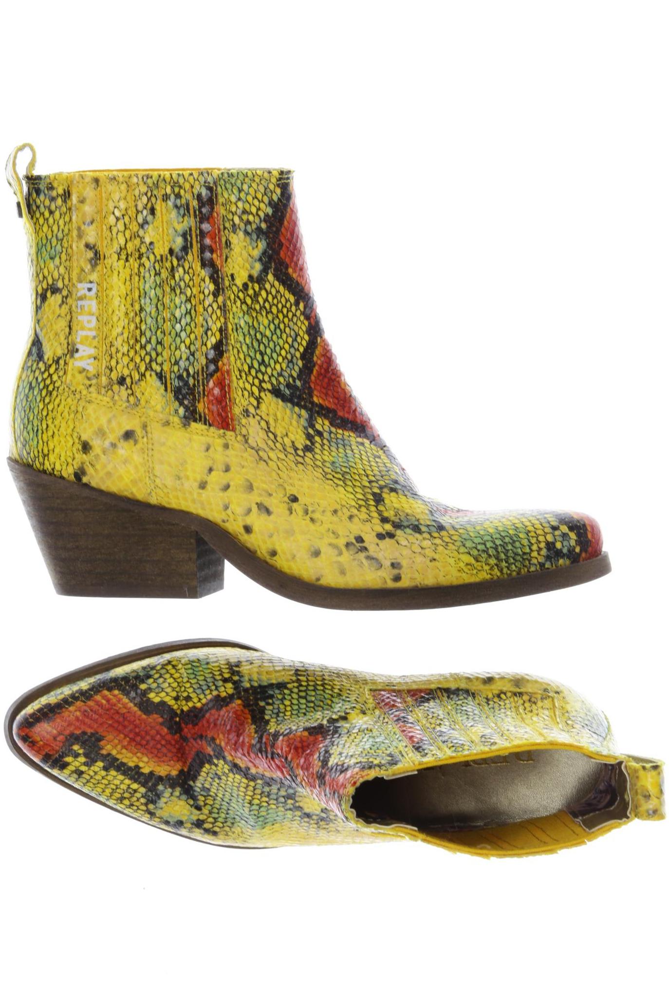 

Replay Damen Stiefelette, gelb, Gr. 36