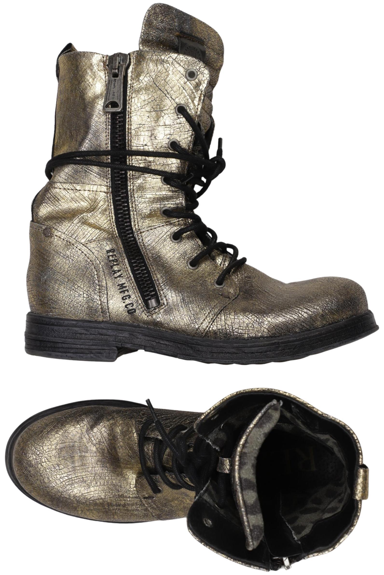 

Replay Damen Stiefelette, gold, Gr. 39