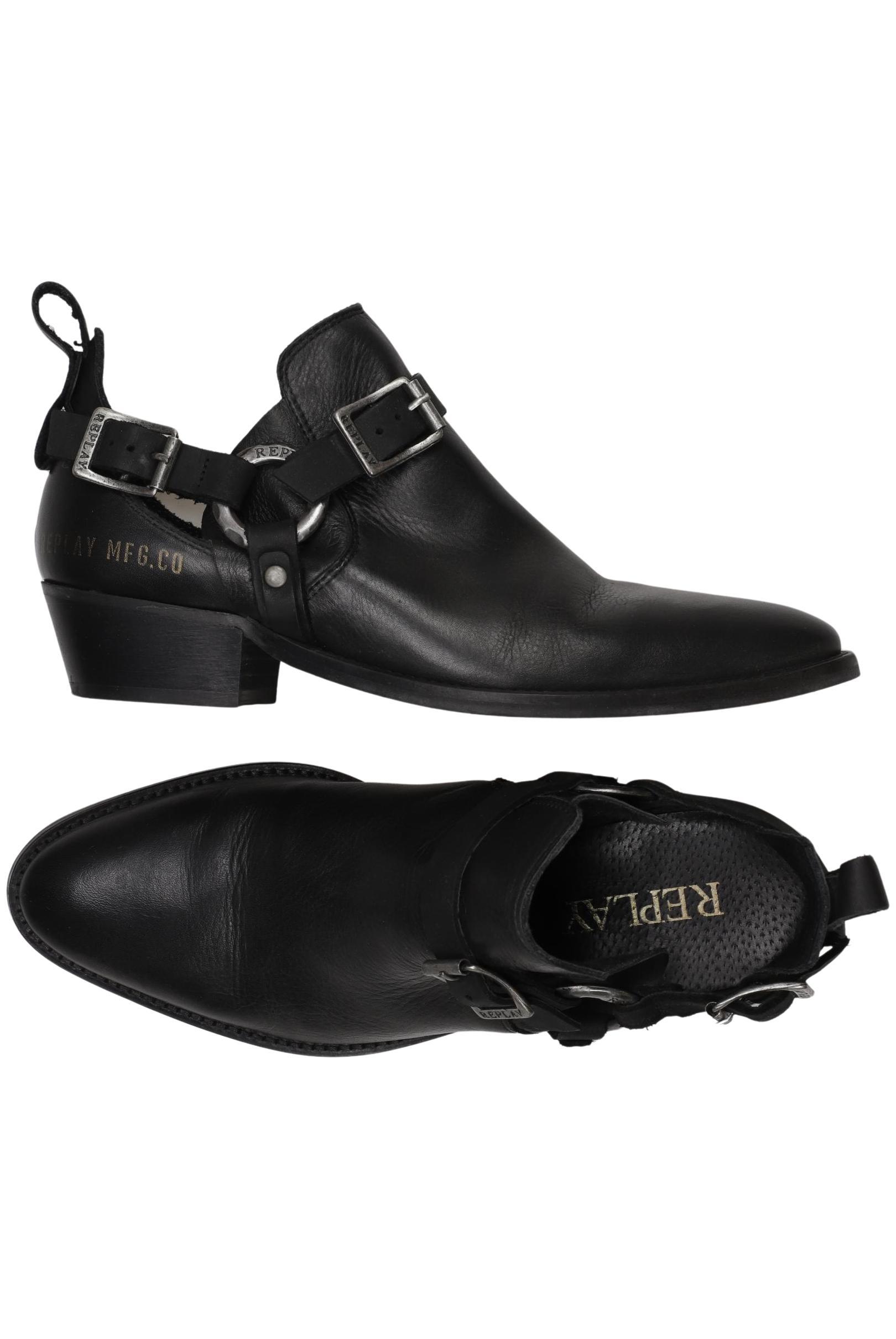 

Replay Damen Stiefelette, schwarz, Gr. 38