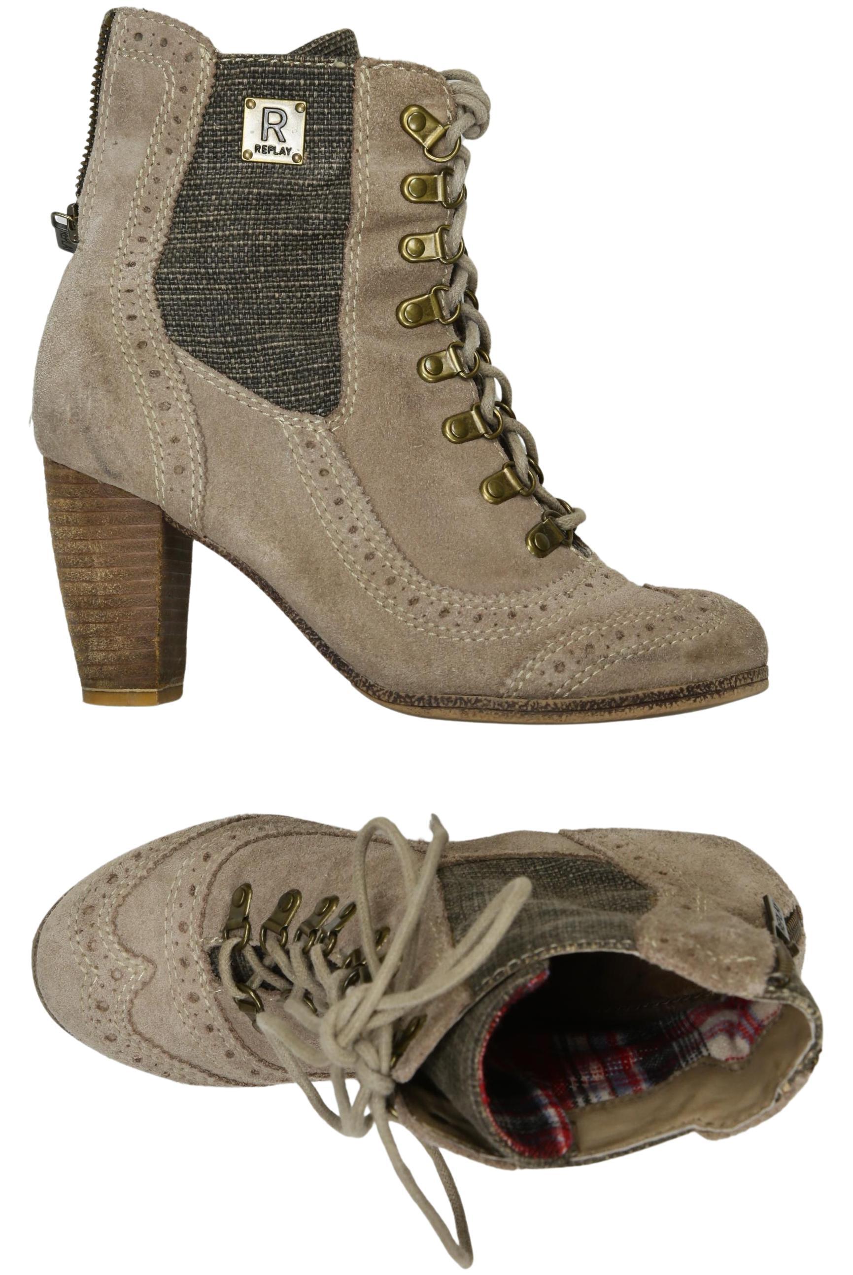 

Replay Damen Stiefelette, beige, Gr. 36