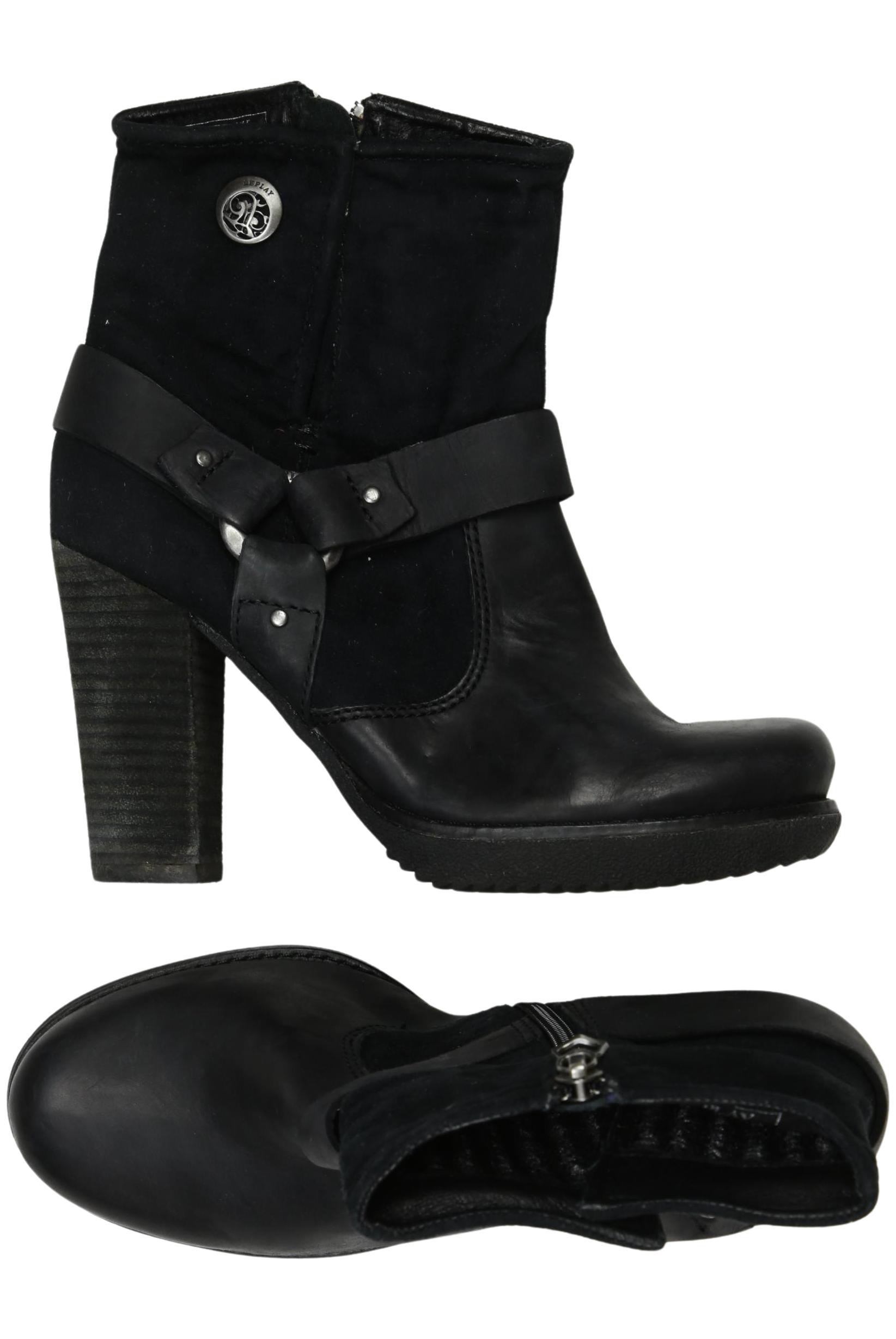 

Replay Damen Stiefelette, schwarz, Gr. 38