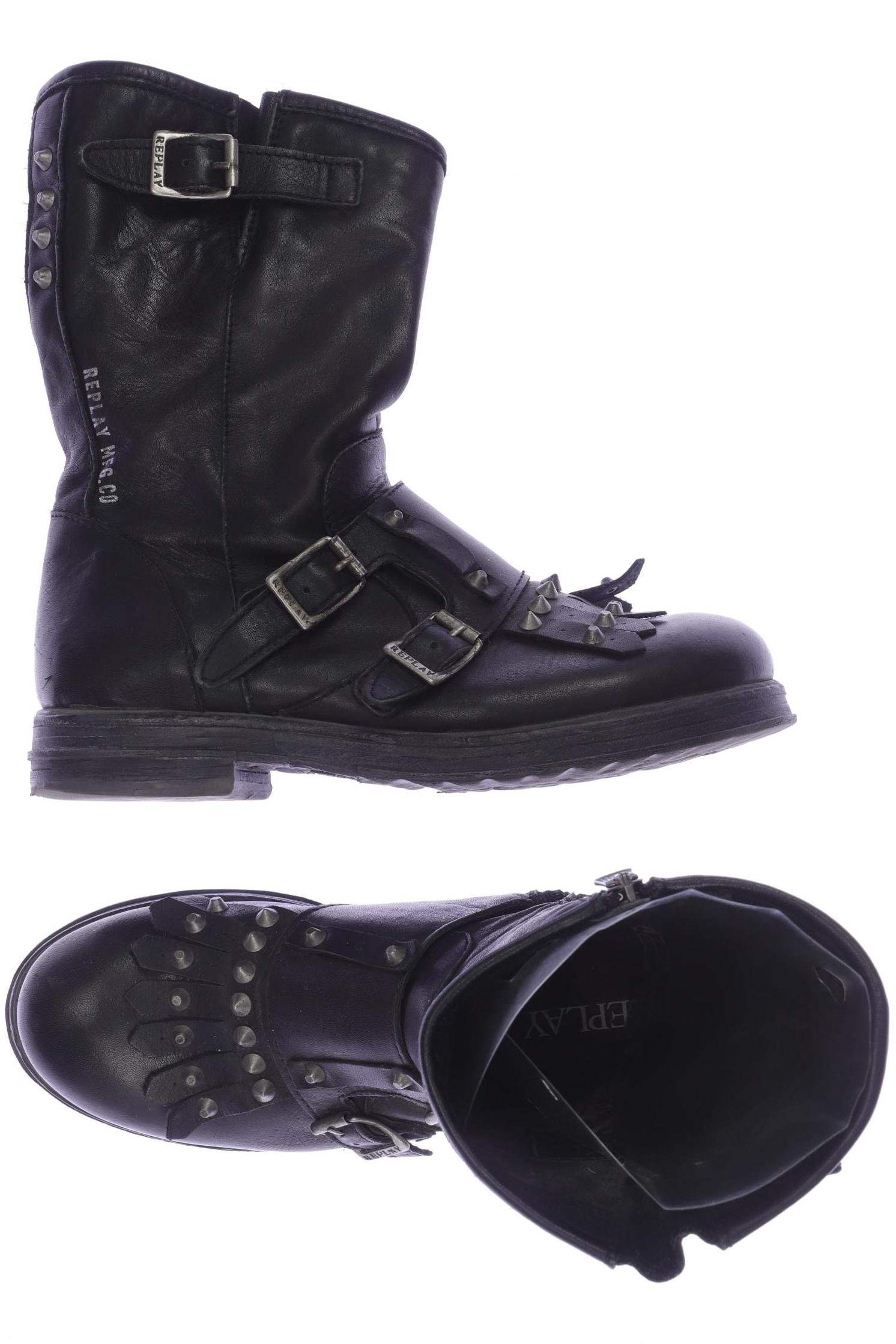 

Replay Damen Stiefelette, schwarz, Gr. 40