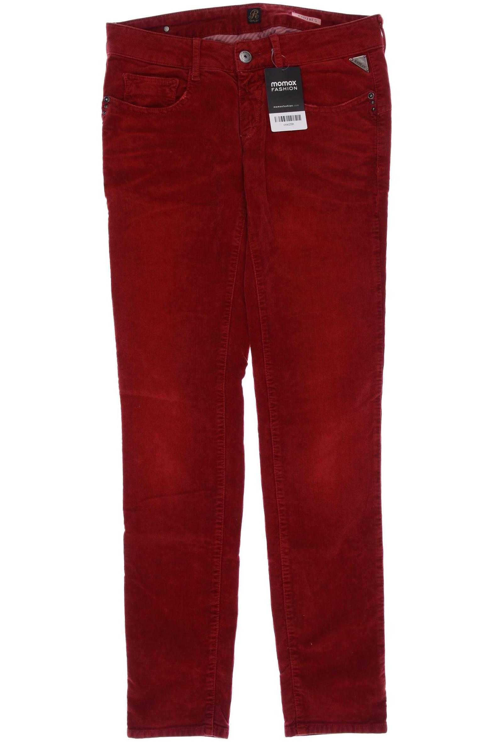 

Replay Damen Stoffhose, rot