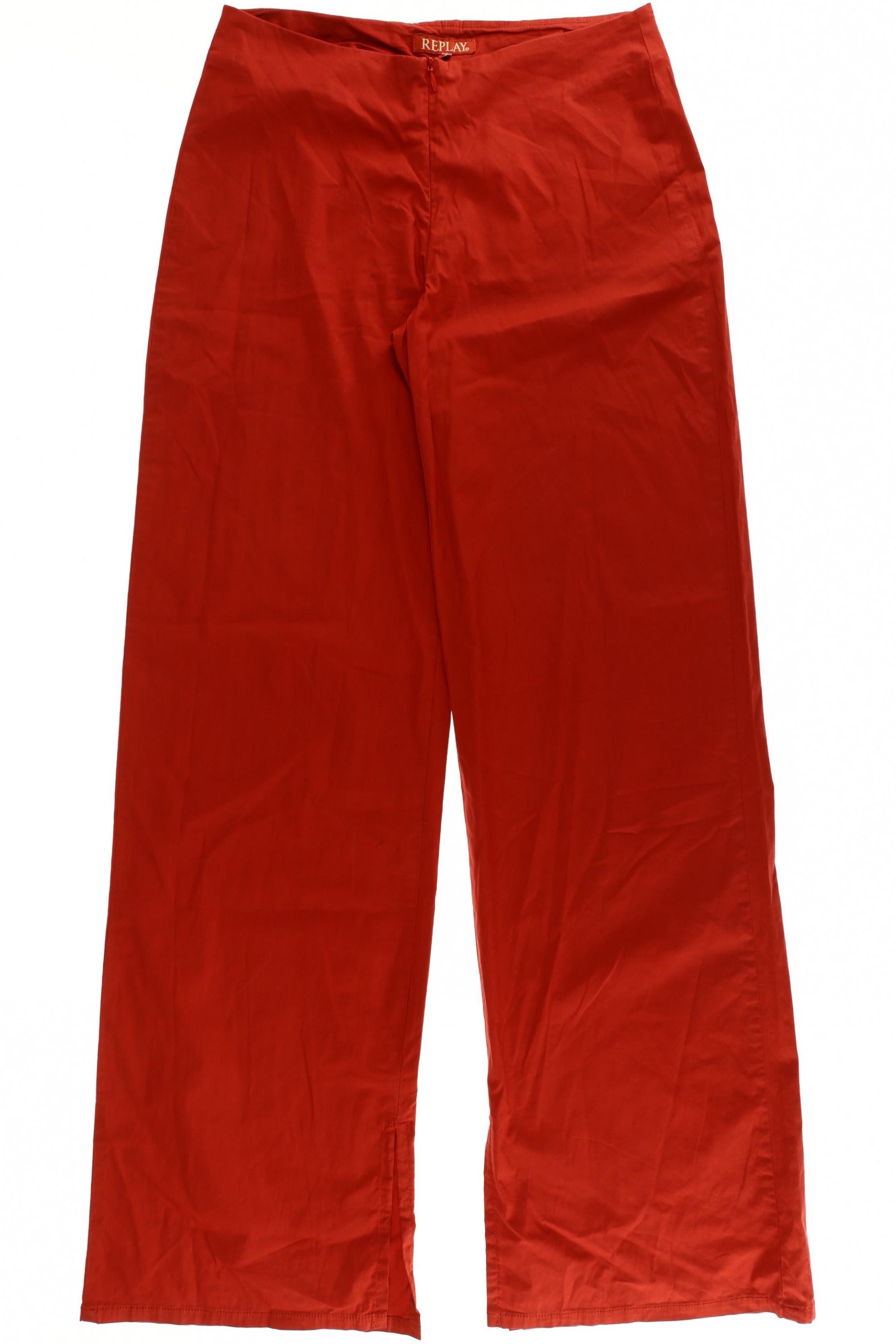 

Replay Damen Stoffhose, rot, Gr.