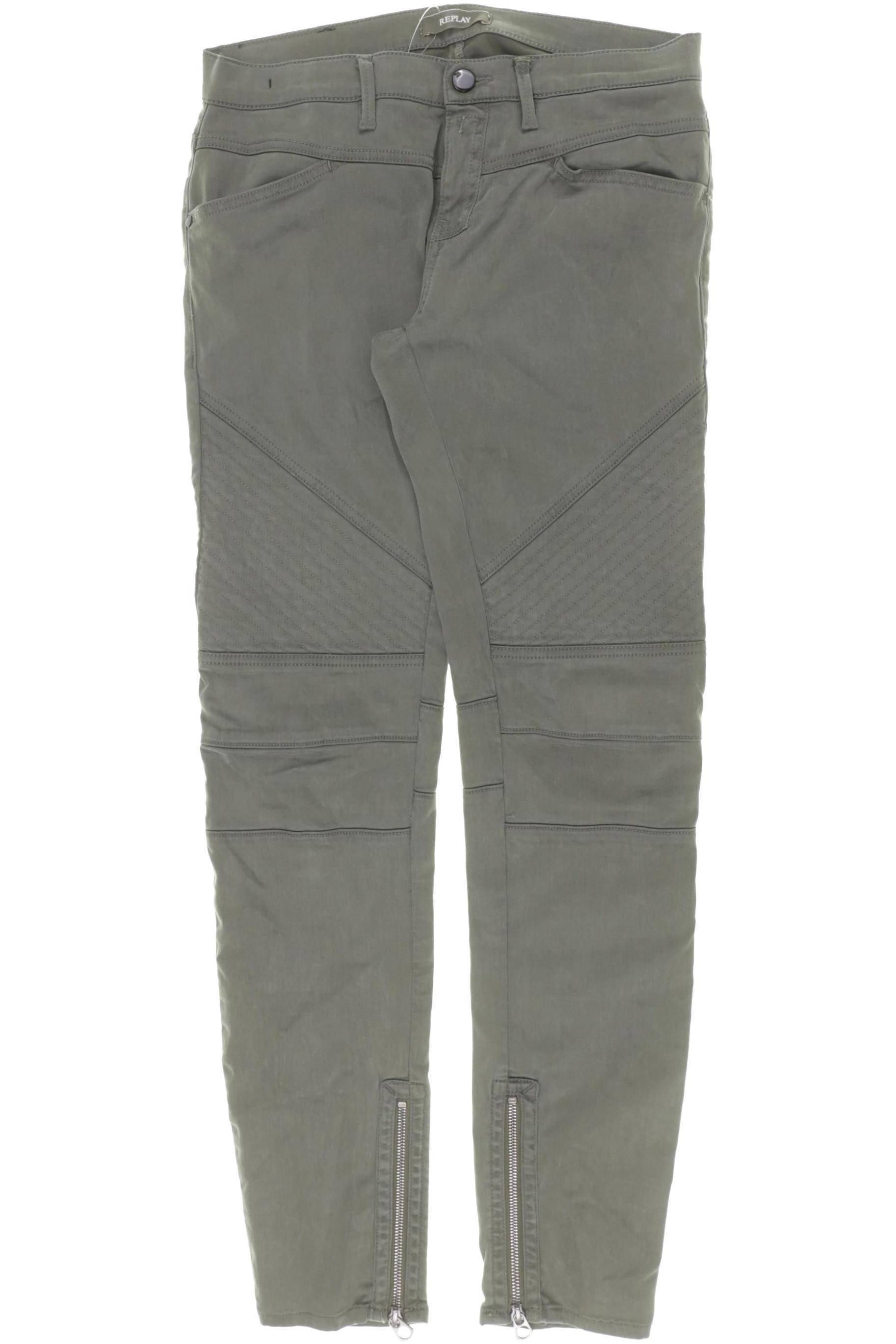

Replay Damen Stoffhose, grün, Gr. 29