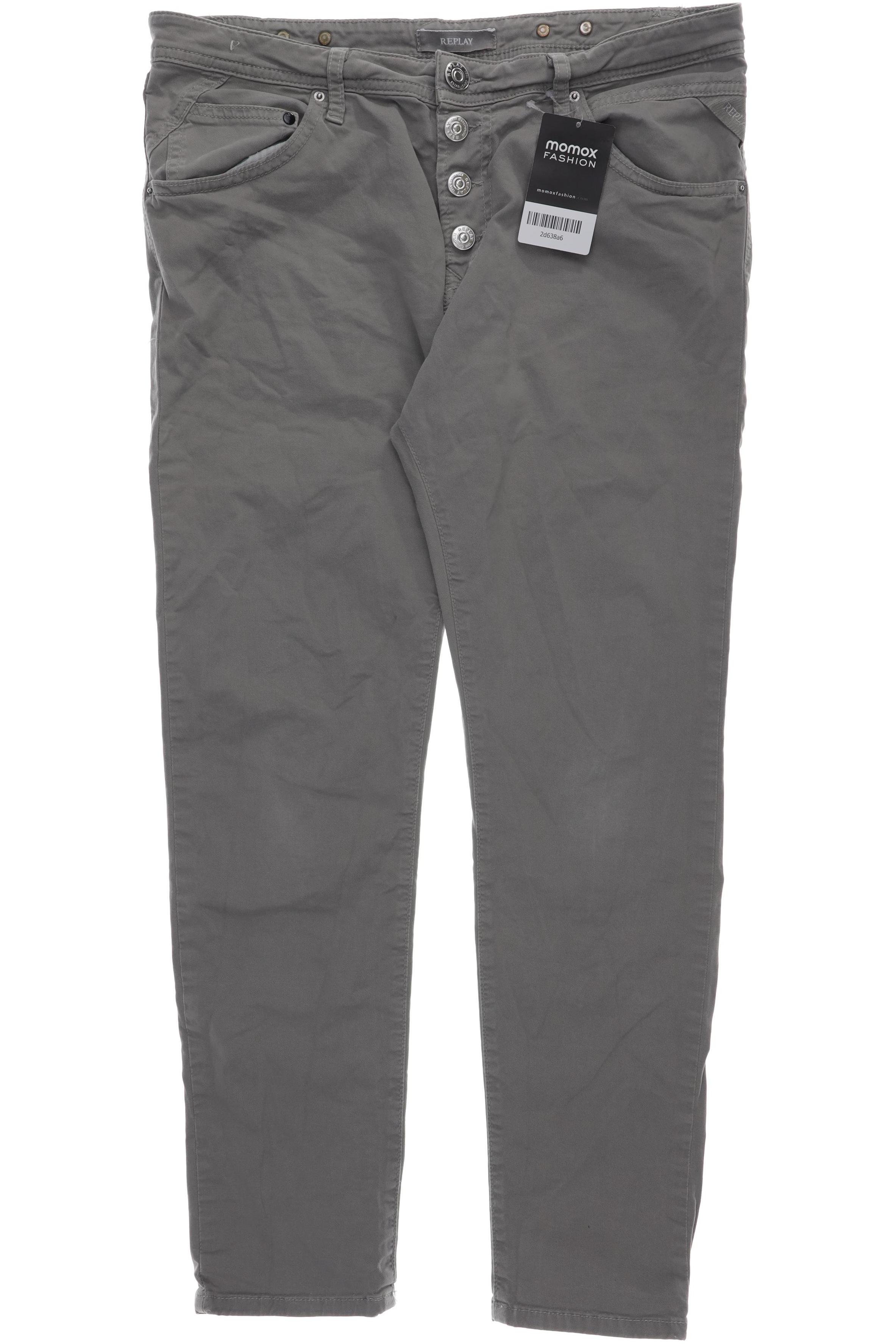 

Replay Damen Stoffhose, grau, Gr. 27