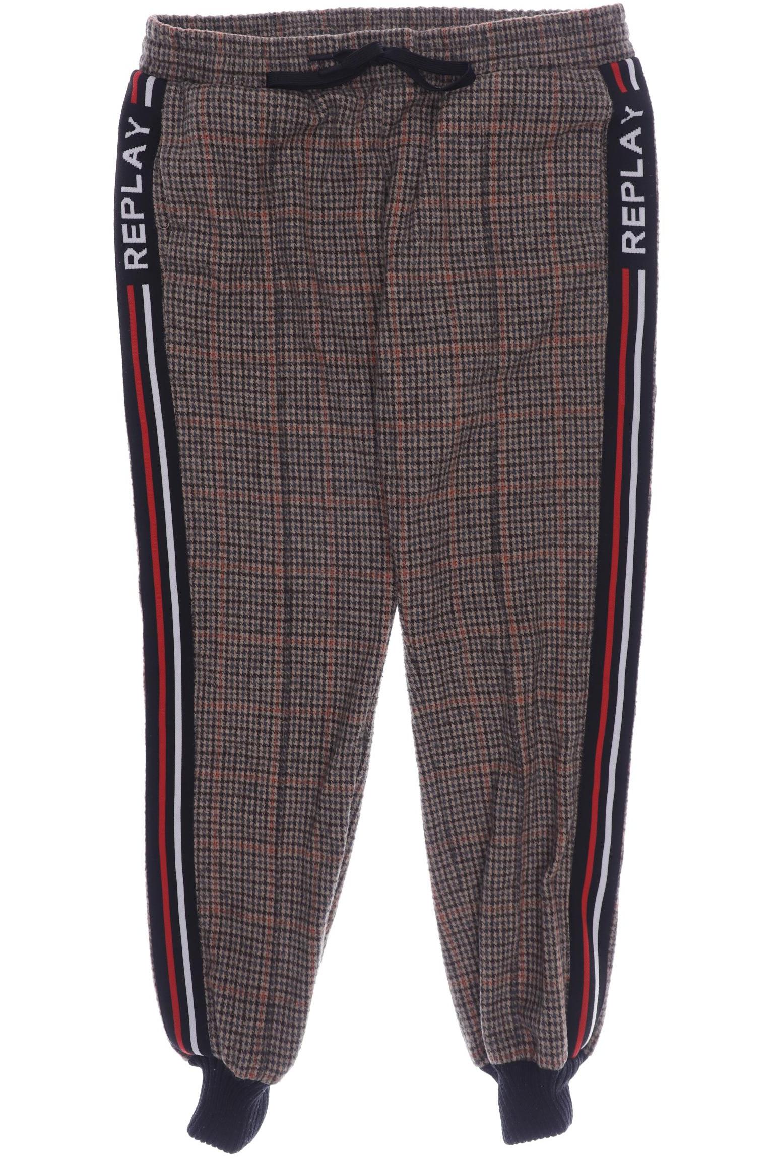 

Replay Damen Stoffhose, braun, Gr. 0