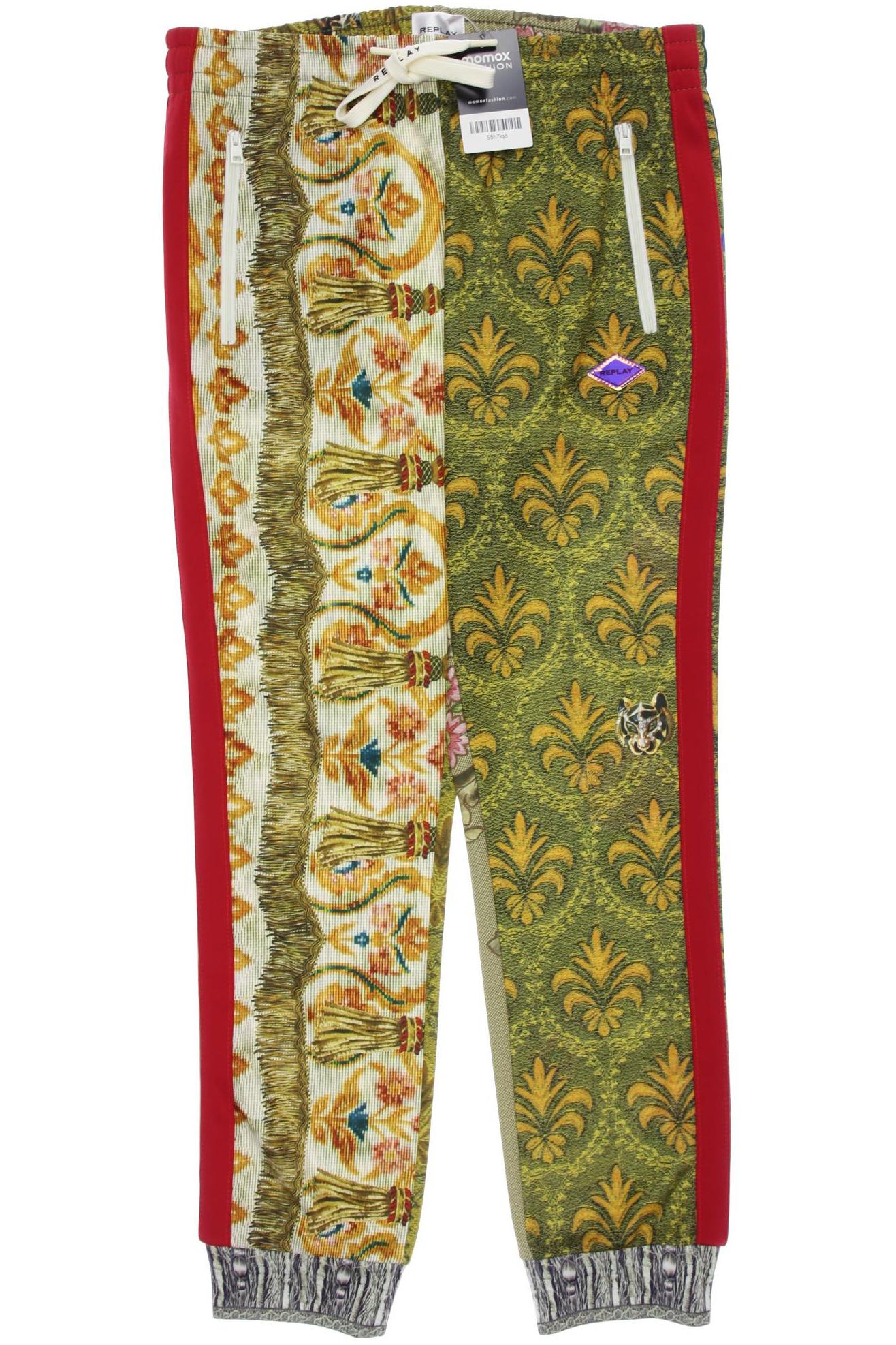 

Replay Damen Stoffhose, grün