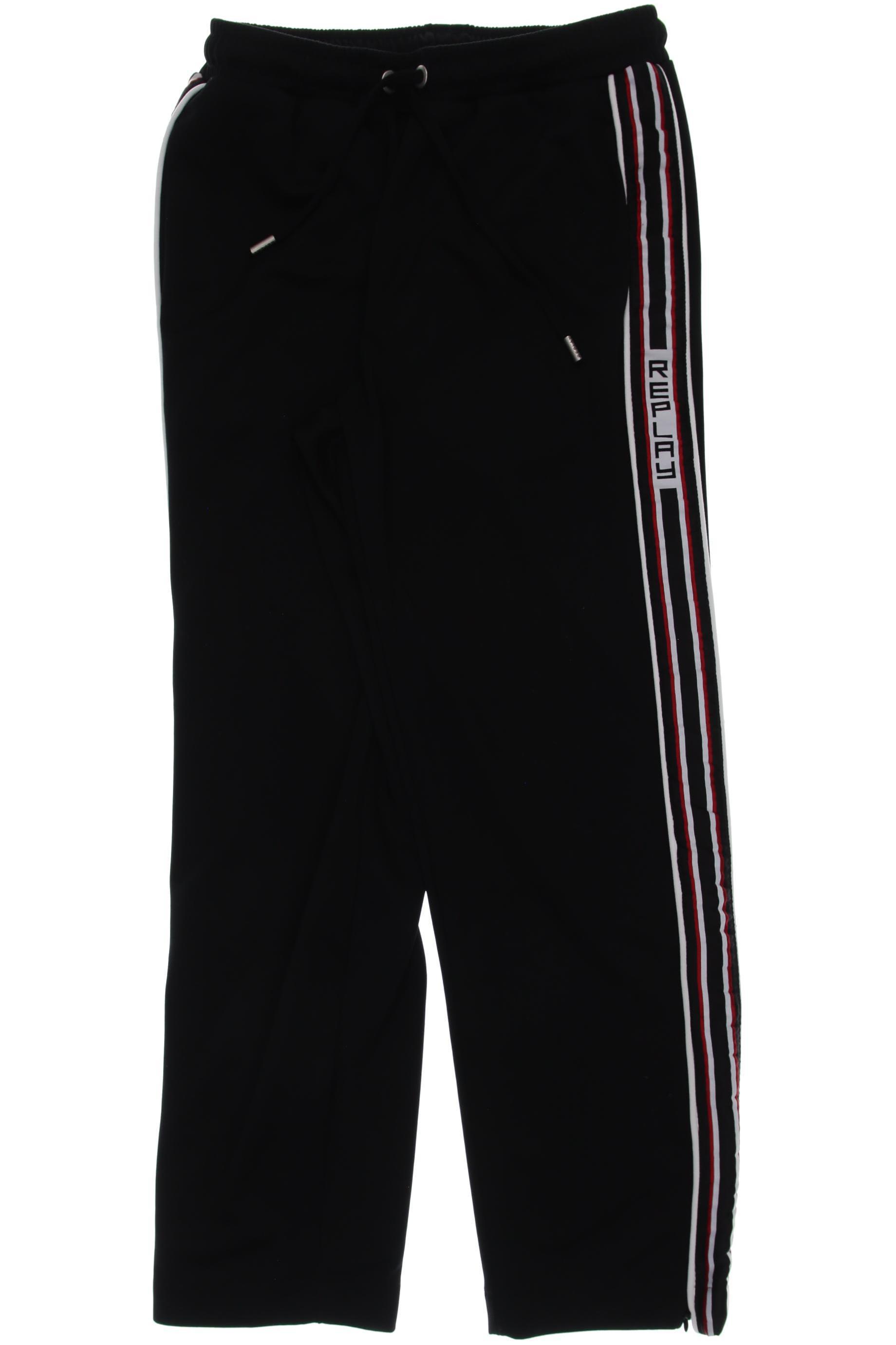 

Replay Damen Stoffhose, schwarz, Gr. 0