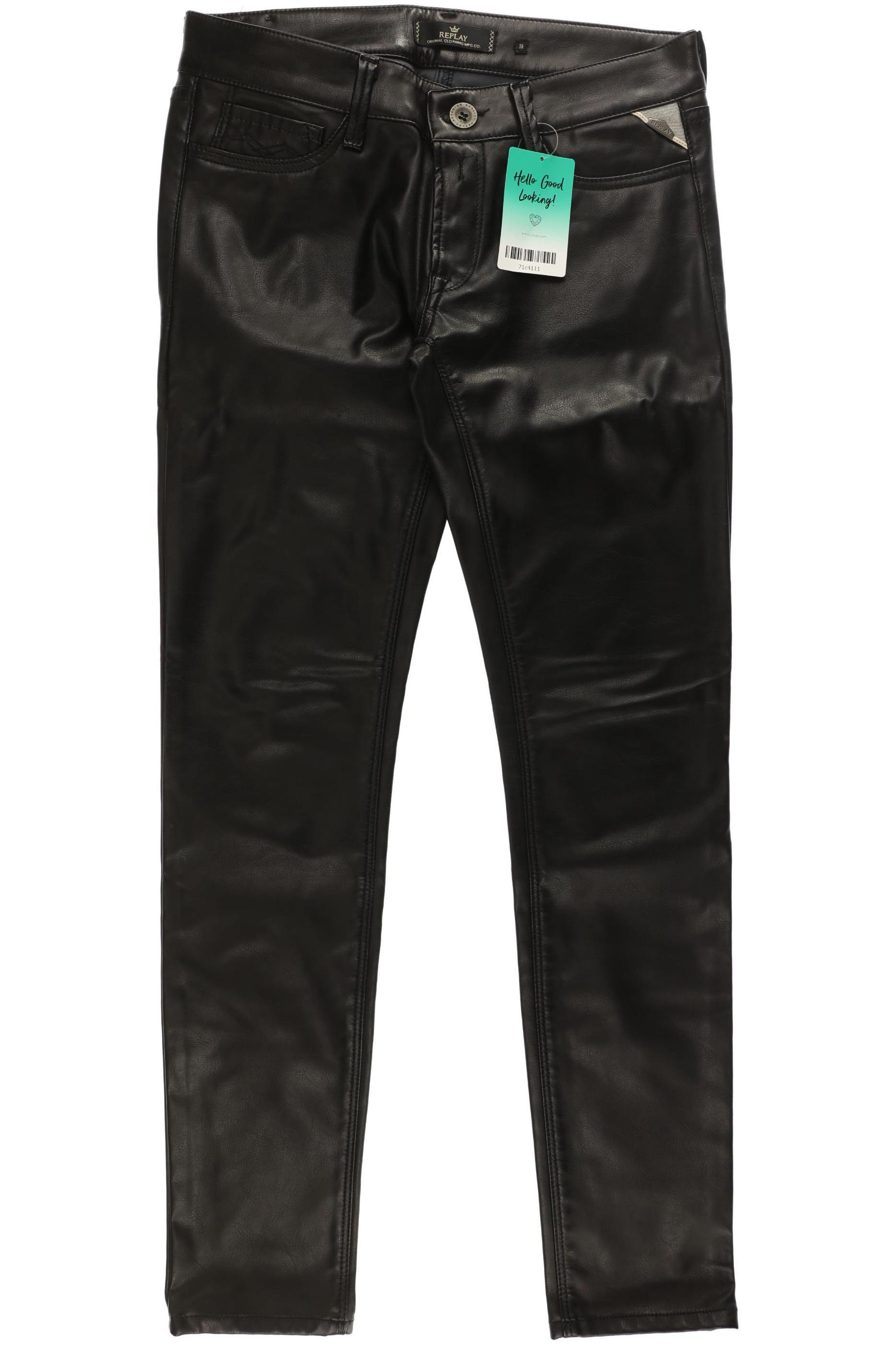 

Replay Damen Stoffhose, schwarz, Gr. 28